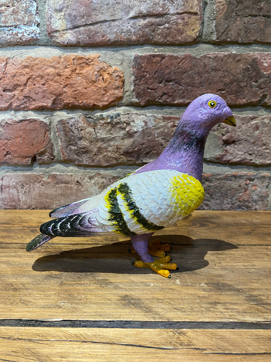 Cast Iron Painted Pigeon Ornament | Junkaholic Vintage | United Kingdom