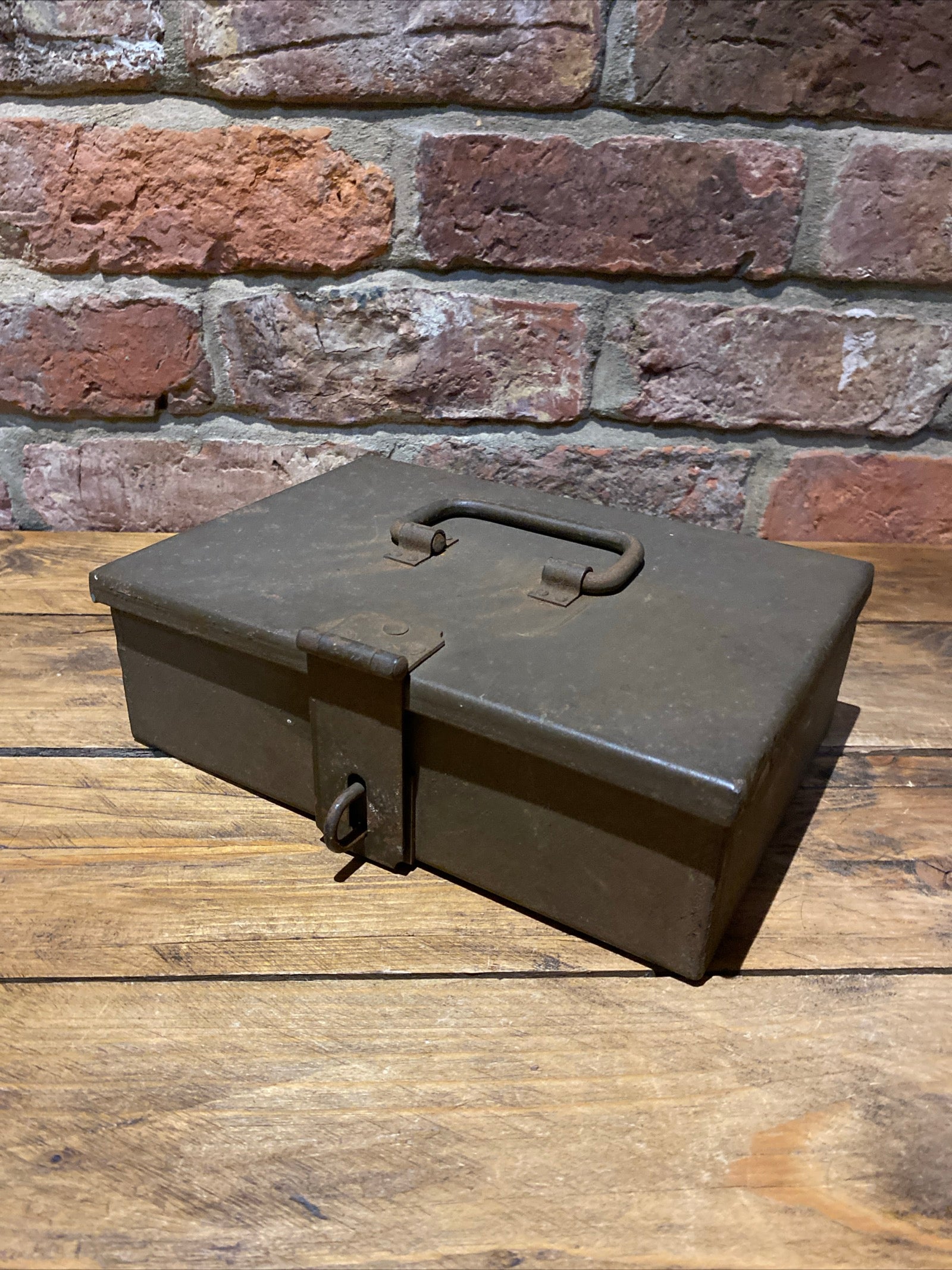 Old Metal Electrical Component Tool Box