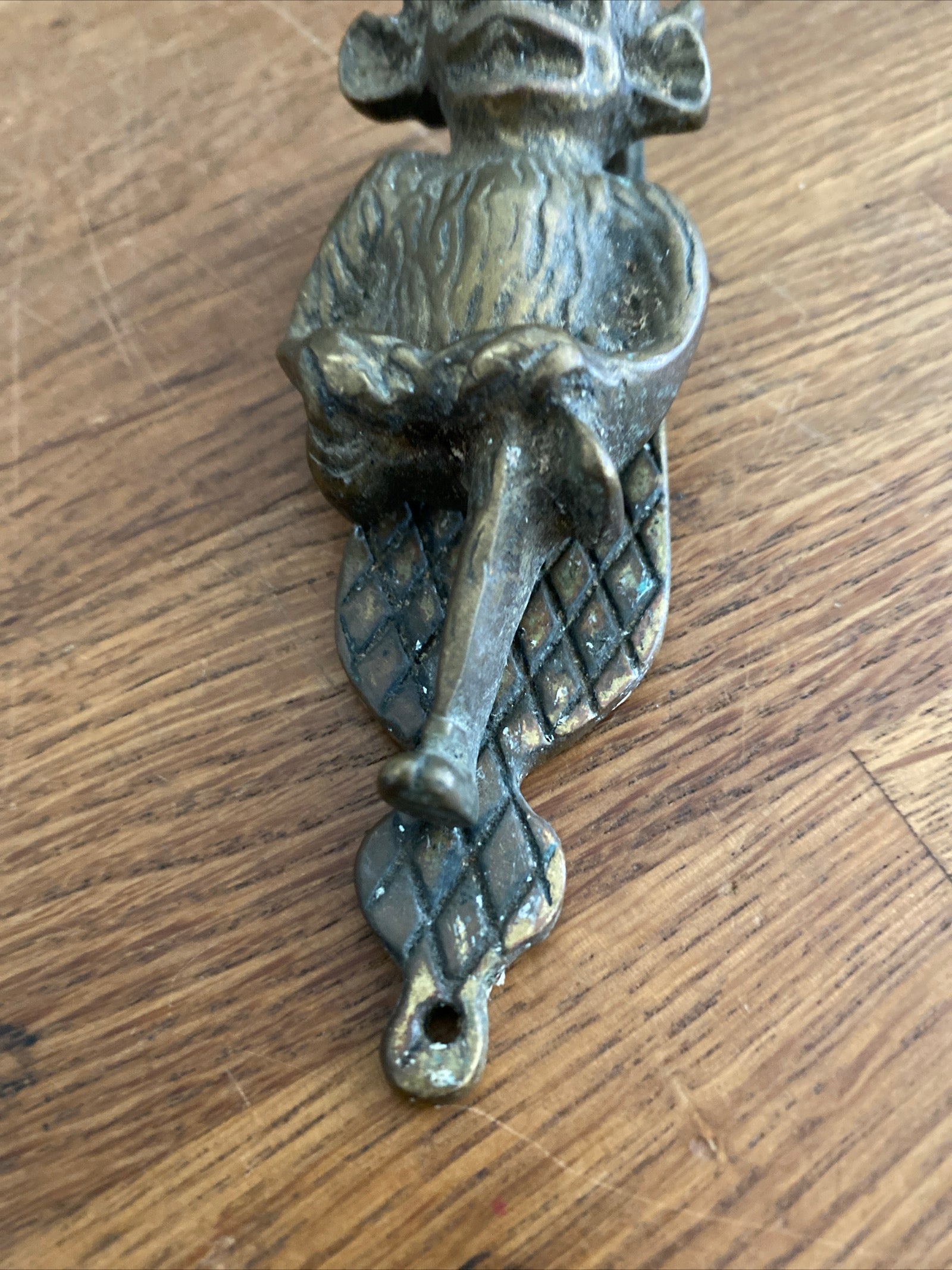 Vintage Lincoln Imp Door Knocker