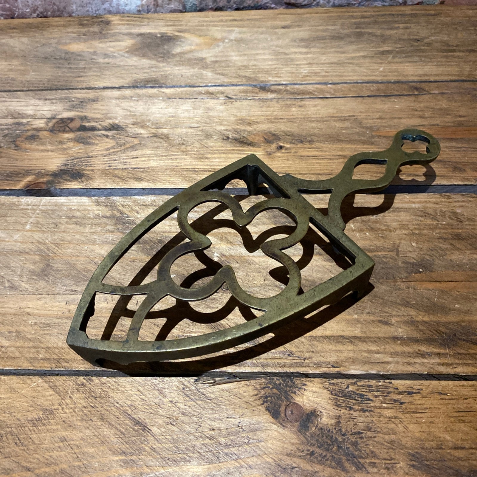 Vintage Brass, Iron Trivet