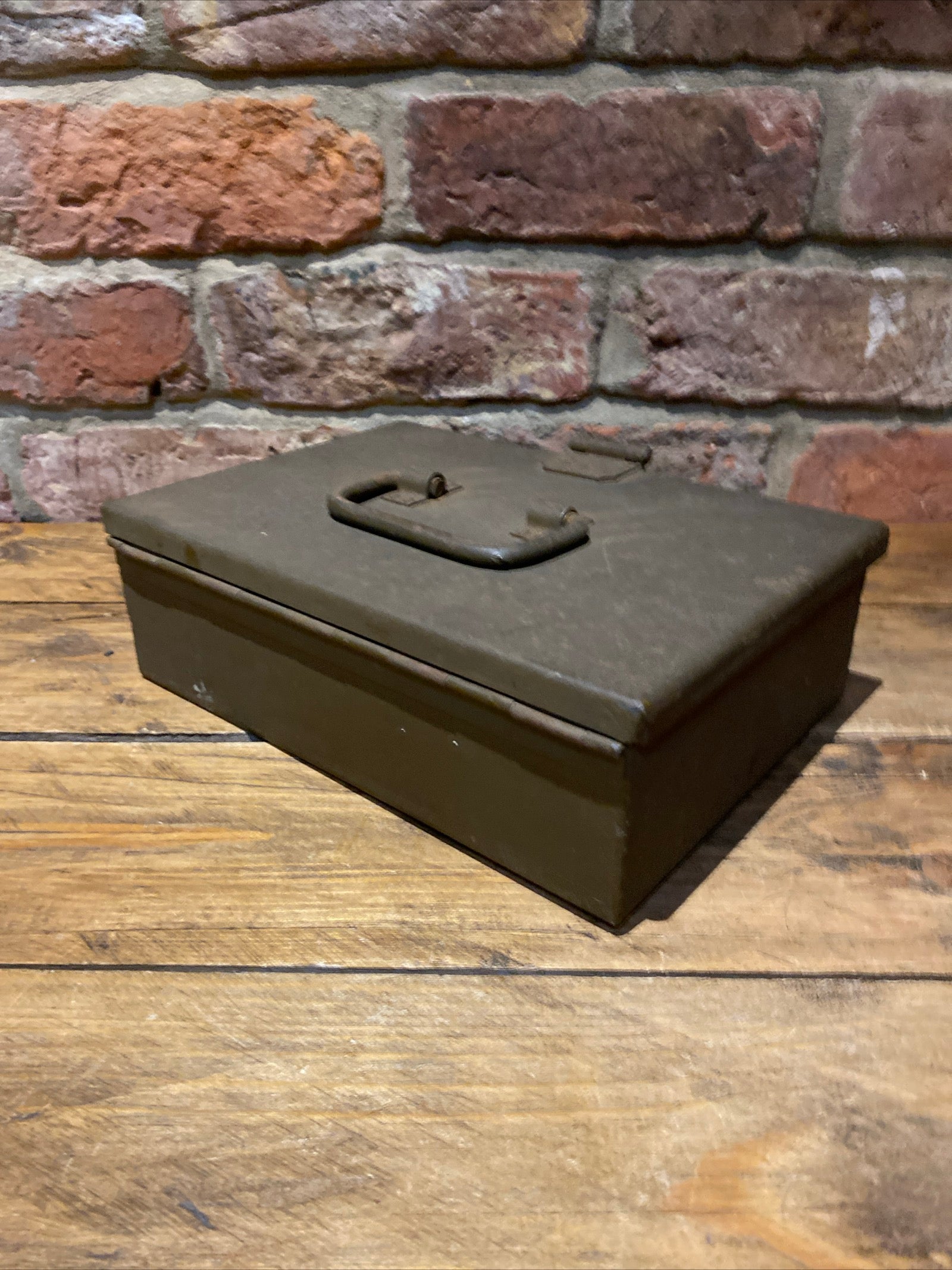 Old Metal Electrical Component Tool Box