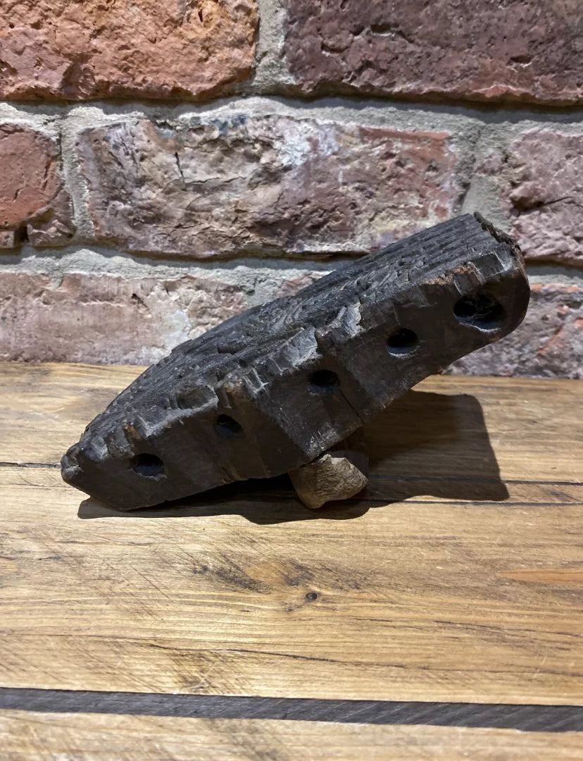 Antique Wooden Printing Block , Prancing Horse