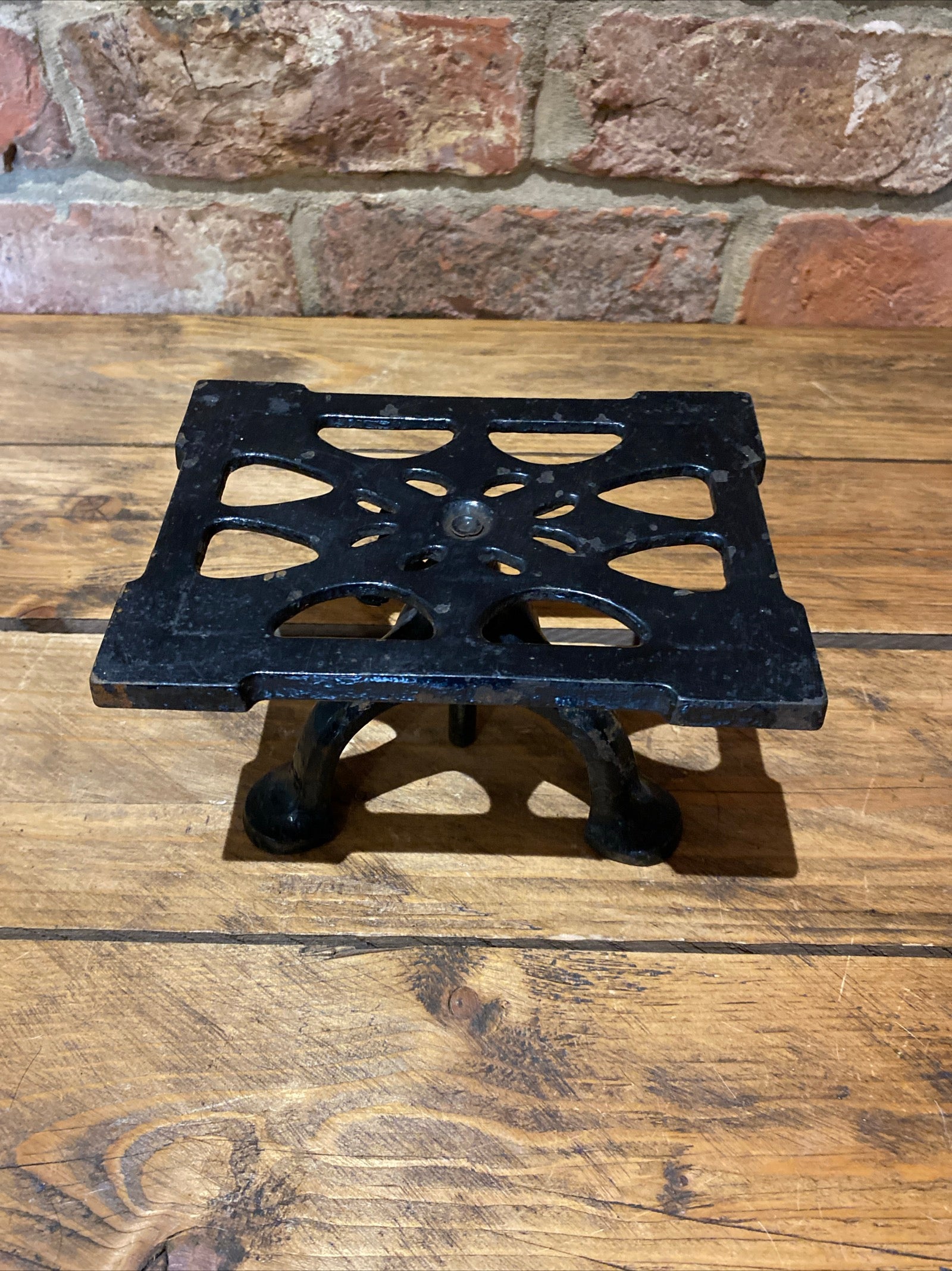 Vintage Spong Hearth Stand , Trivet , Stand