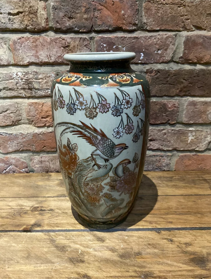 Hand Painted Satsuma Vase