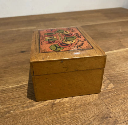 Antique Tiddledy Winks Box With Pieces, J Jaques & Son
