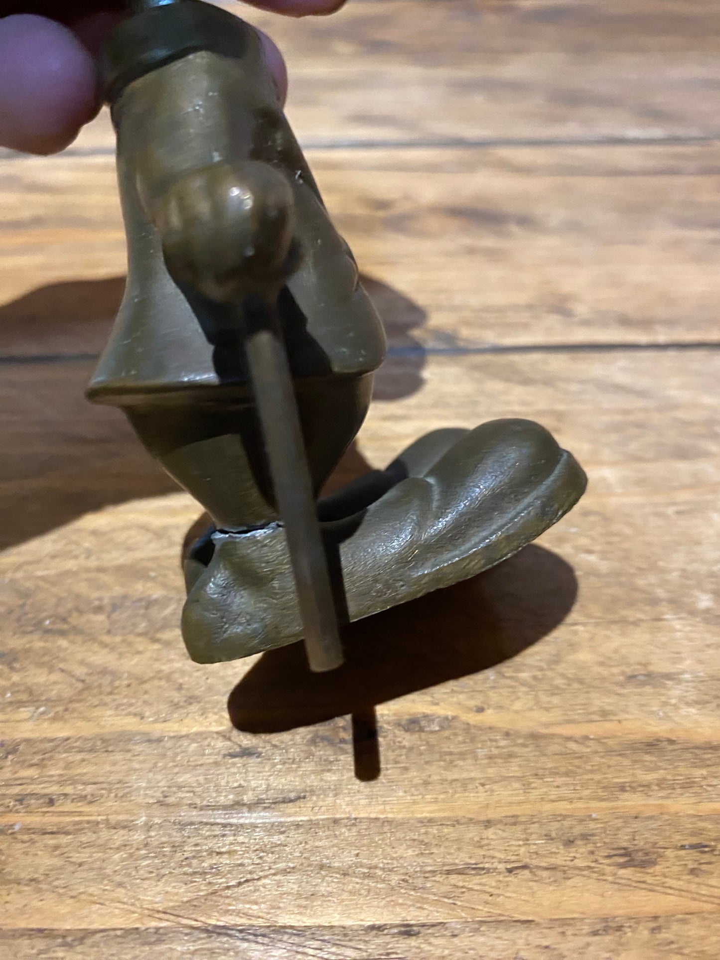 Unusual Diddy Man Bronze Figure