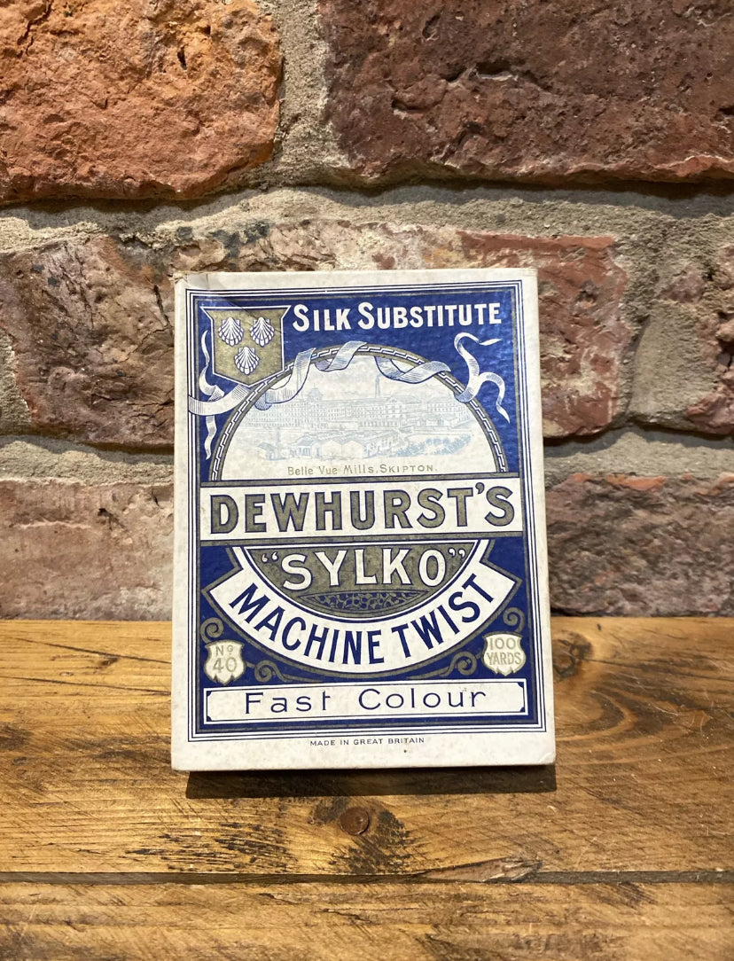 Vintage Dewhurst’s Sylko Machine Twists Empty Box