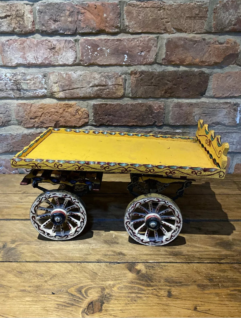 Scratch Built Toy/display Horse Wagon / Cart Model . Some Damage