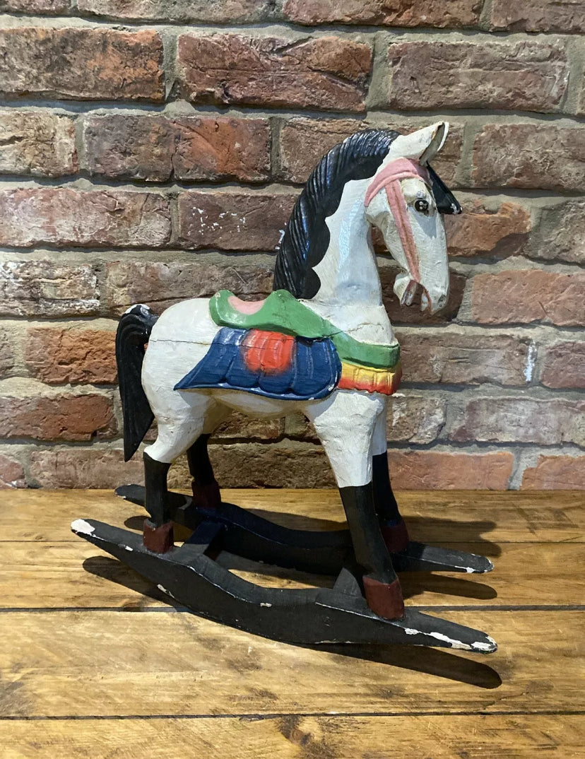 Vintage Small Rocking Horse , Dolls Rocking Horse