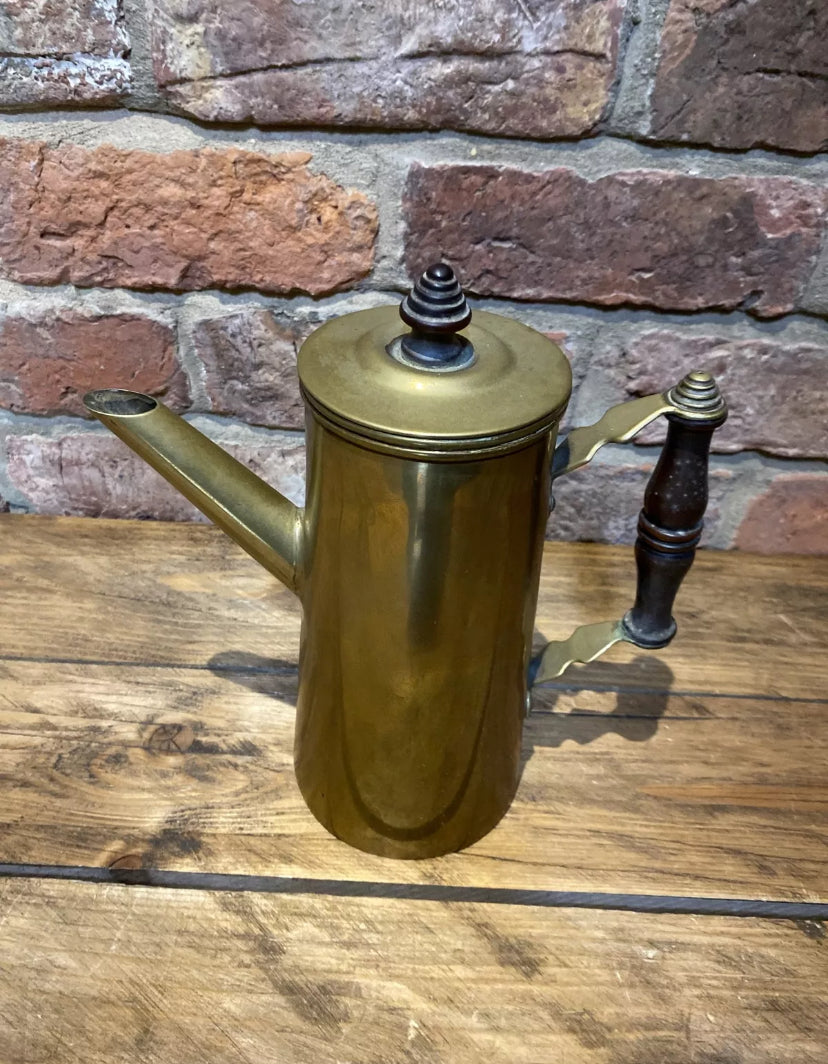 Vintage Brass Coffee Pot