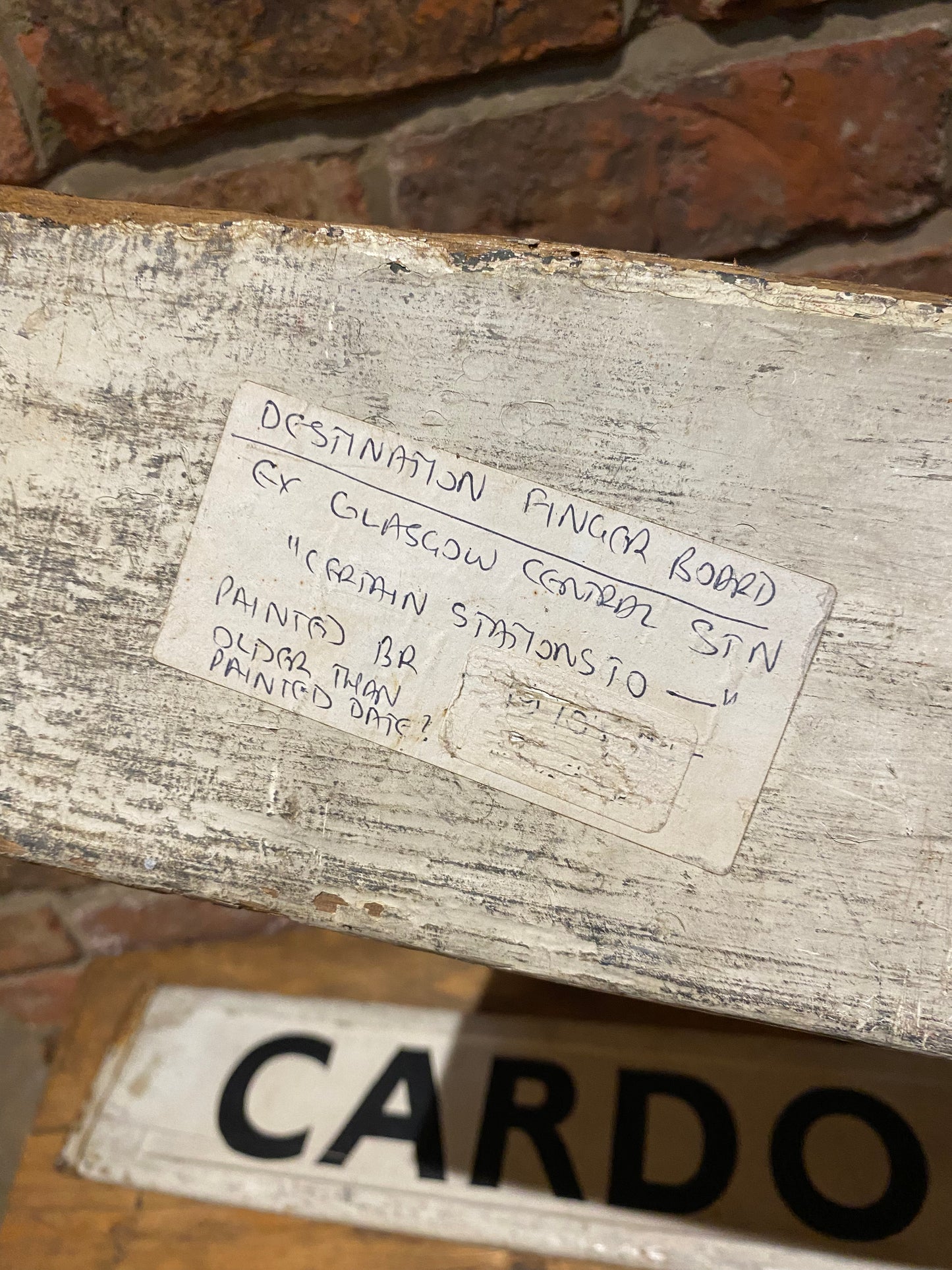 Vintage Wood Railway Destination Signs | Finger Boards | Junkaholic Vintage UK