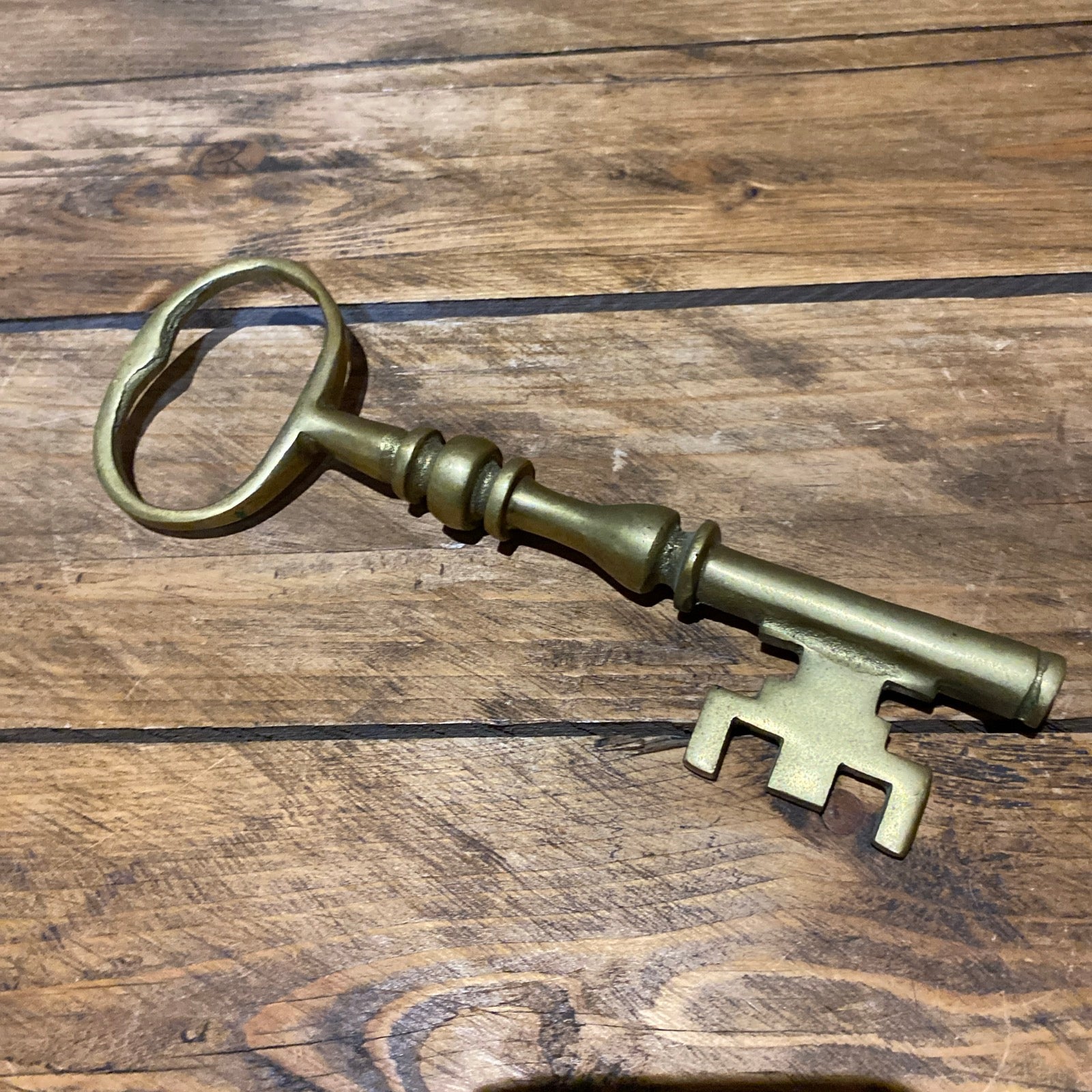 Large Decorative Brass Key (23cms)