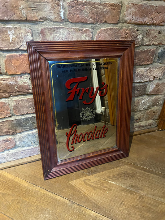 Vintage Fry’s Chocolate Mirror