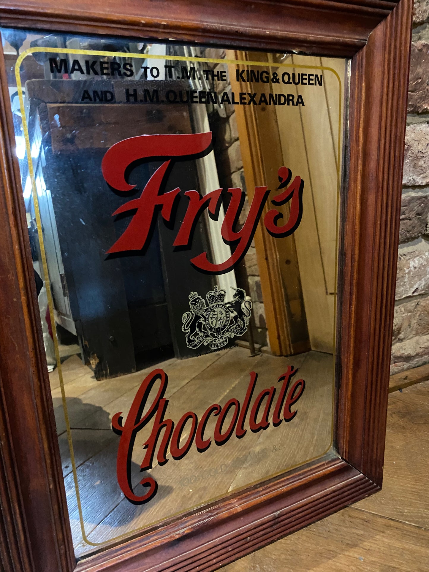 Vintage Fry’s Chocolate Mirror | Decorative | Junkaholic Vintage UK