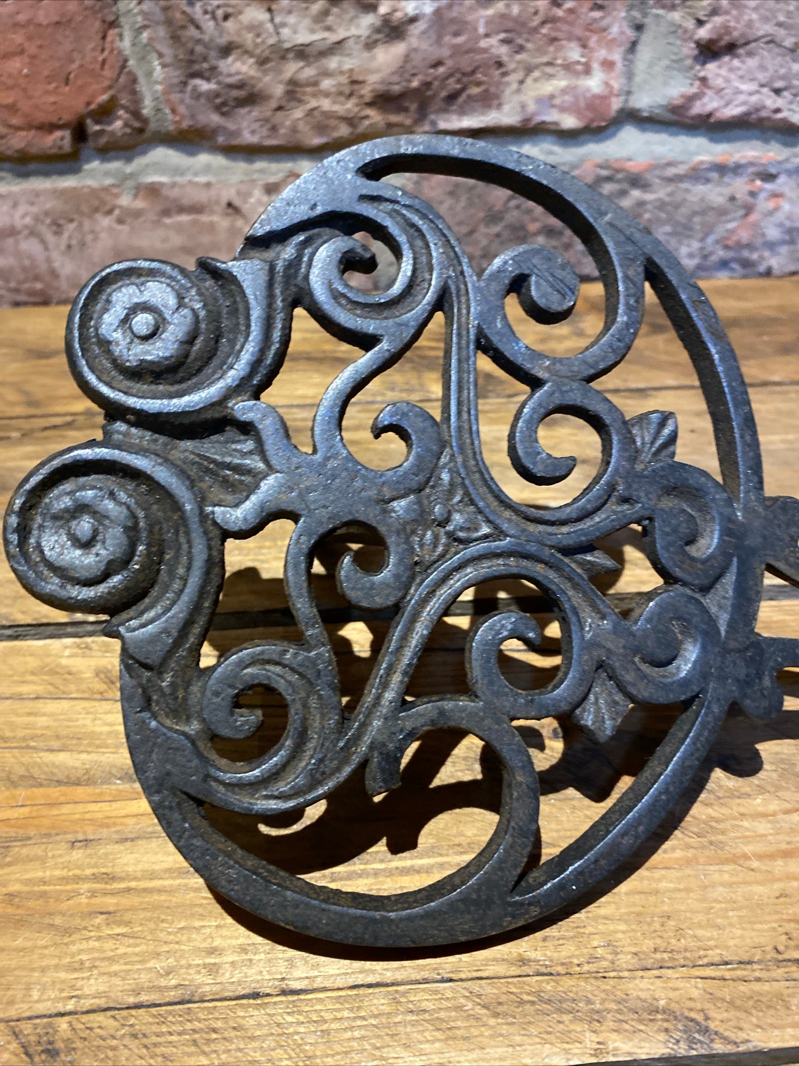 Antique Kenrick Fireside Trivet