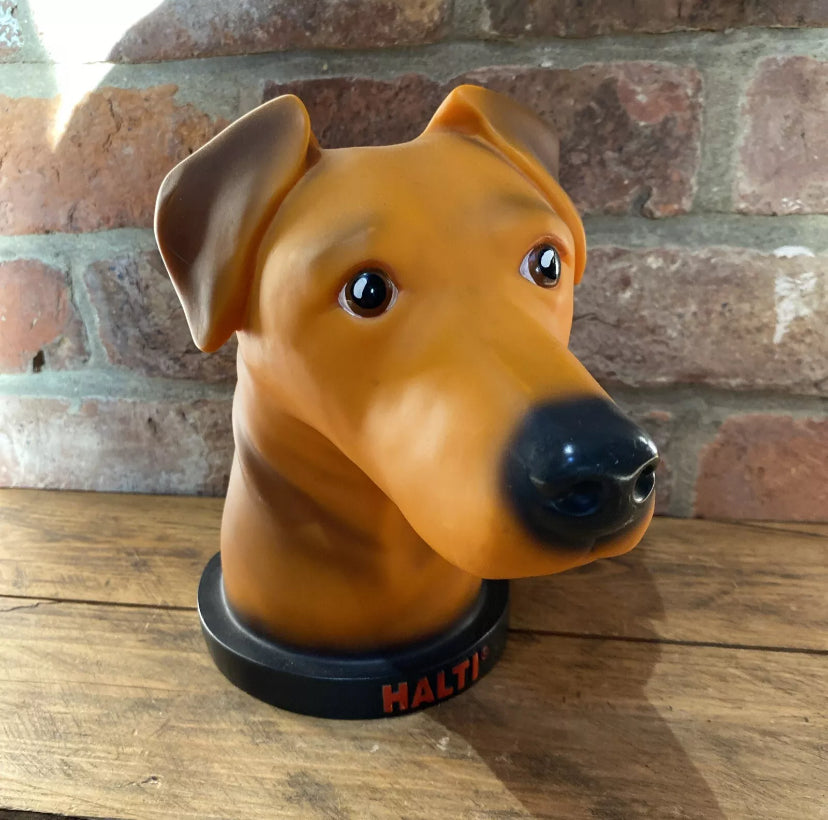 Vintage Halti Dog Collar Advertising Head | Advertising | Junkaholic Vintage