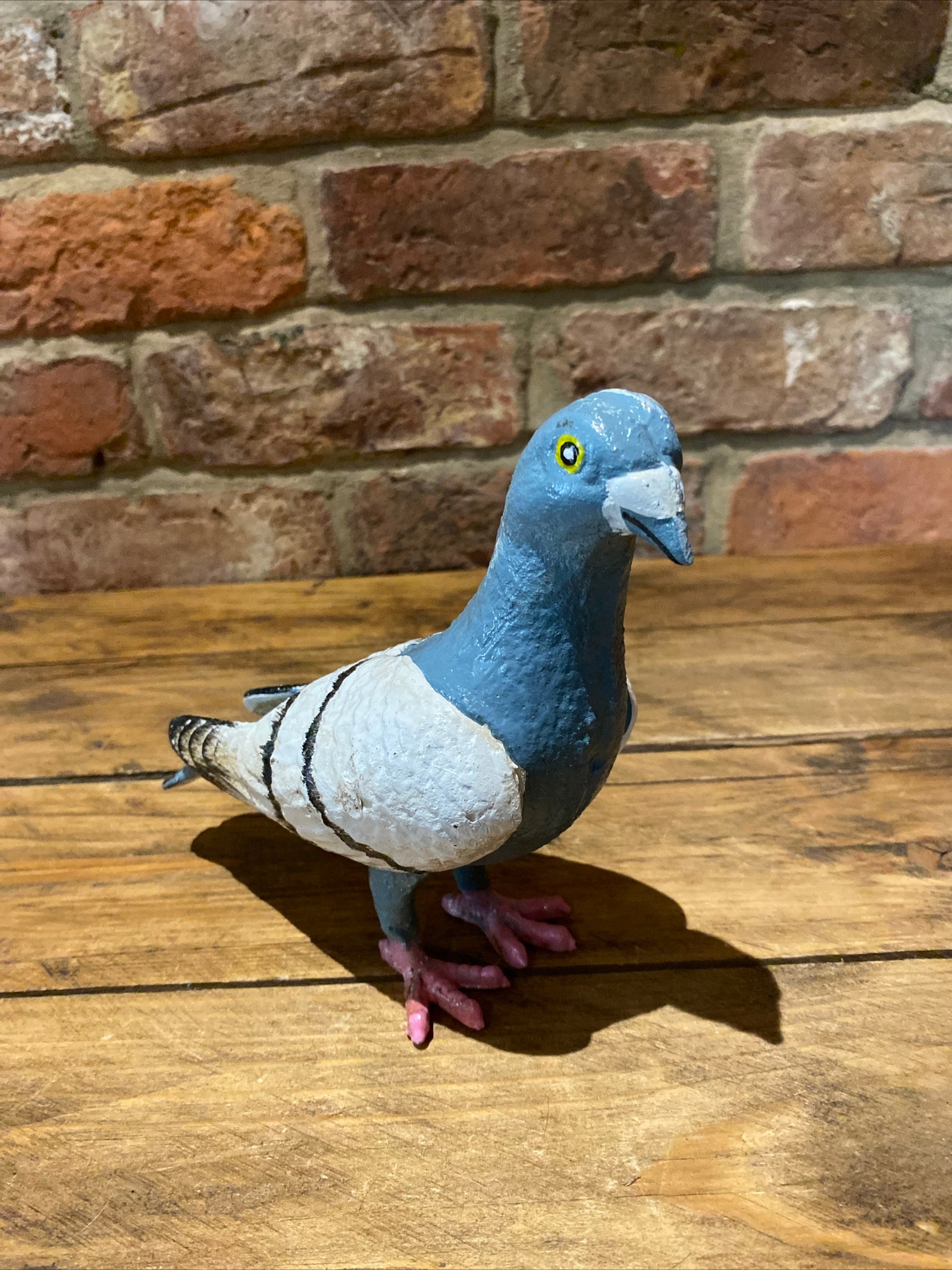 Vintage Cast Iron Pigeon Ornament