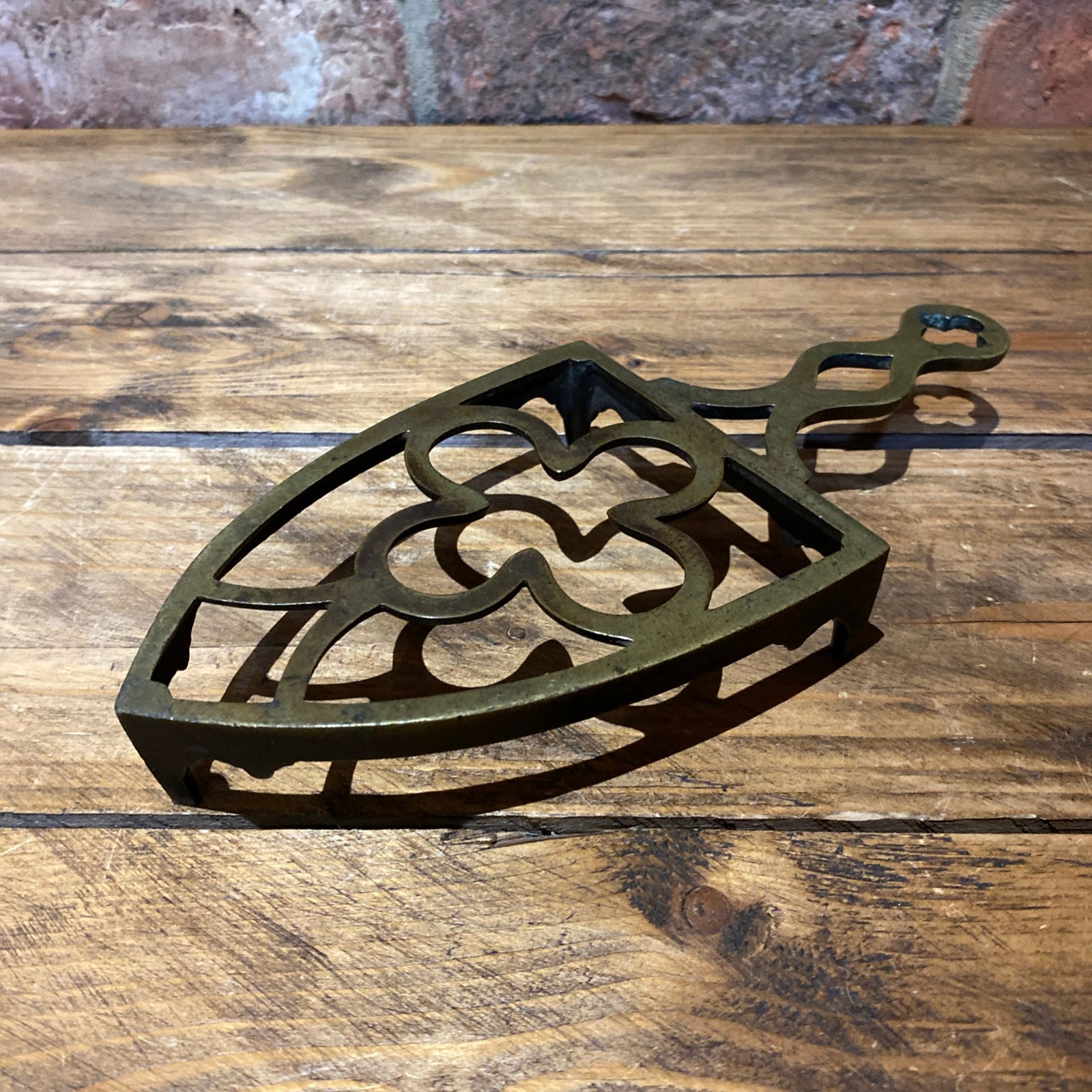 Vintage Brass, Iron Trivet