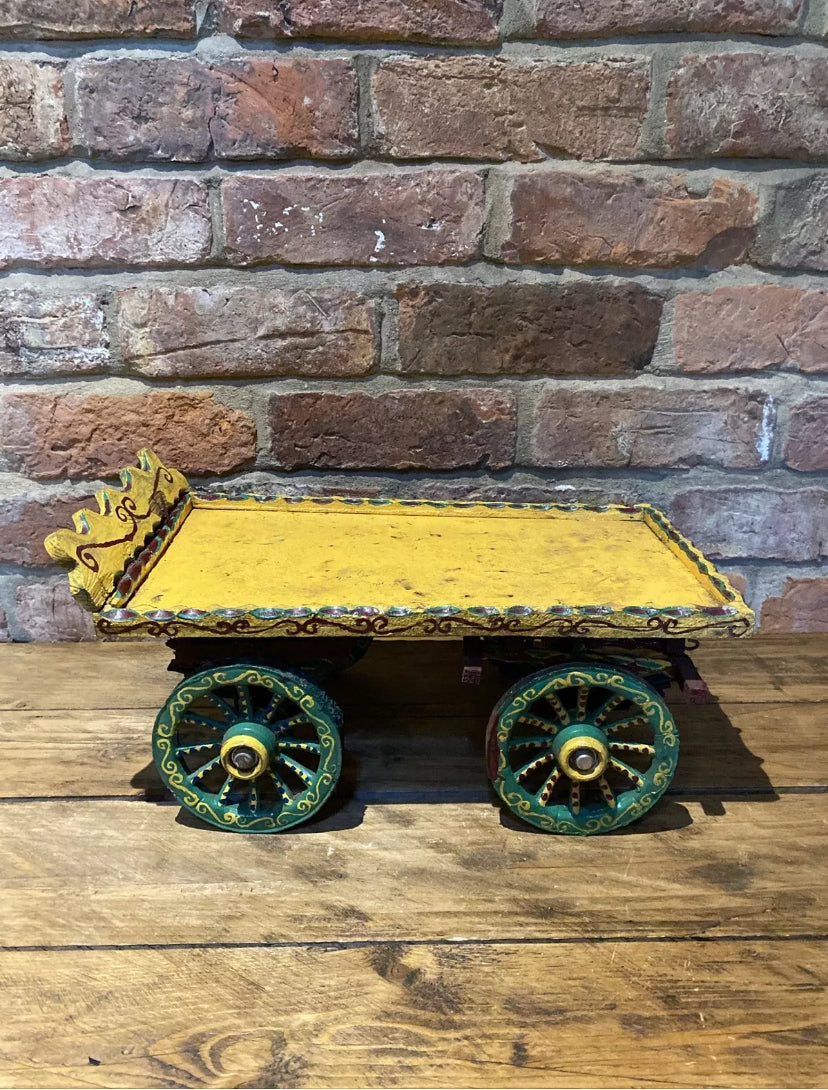 Scratch Built Toy/display Horse Wagon / Cart Model . Some Damage