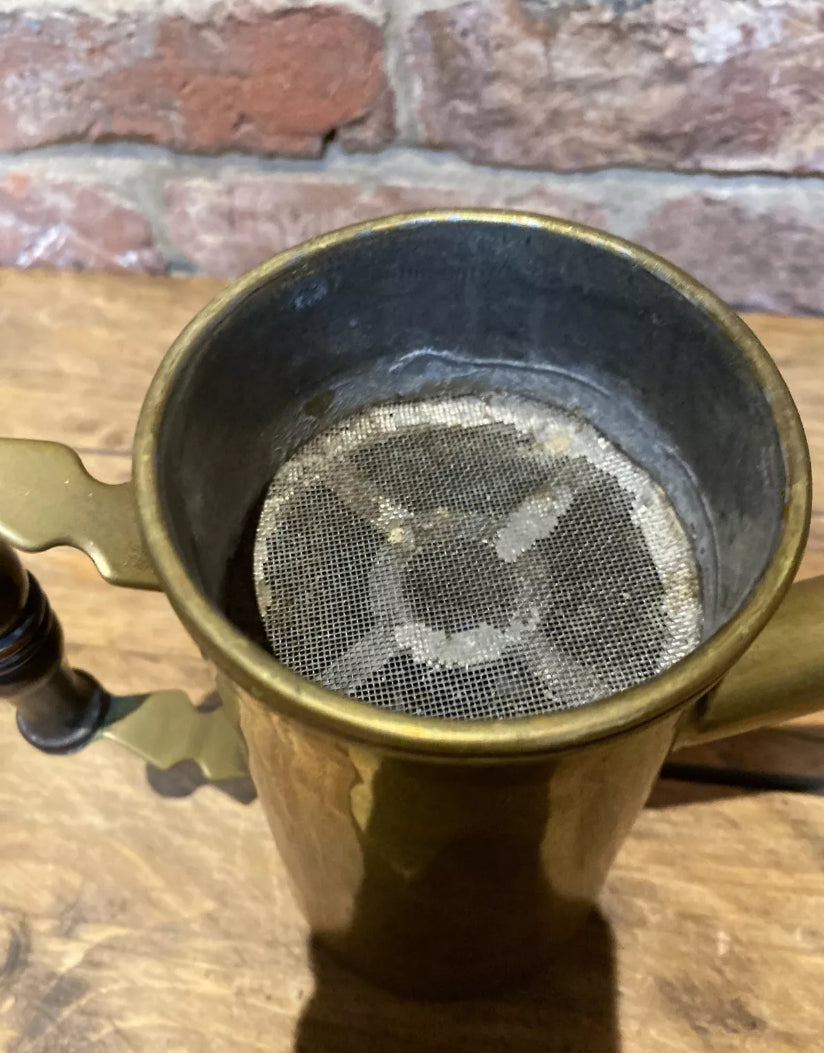 Vintage Brass Coffee Pot