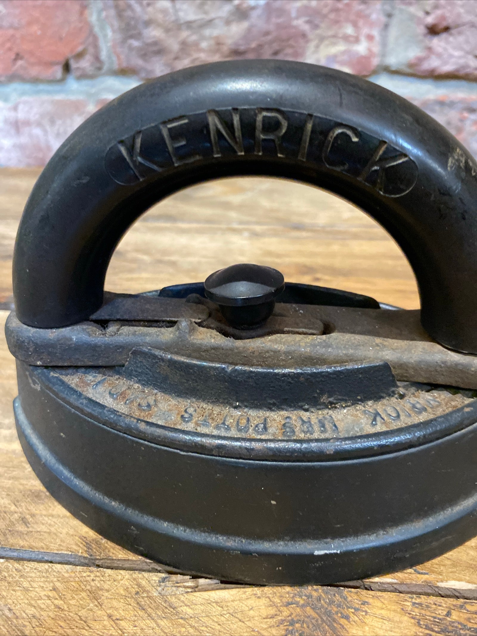 Antique Kenrick Flat Iron