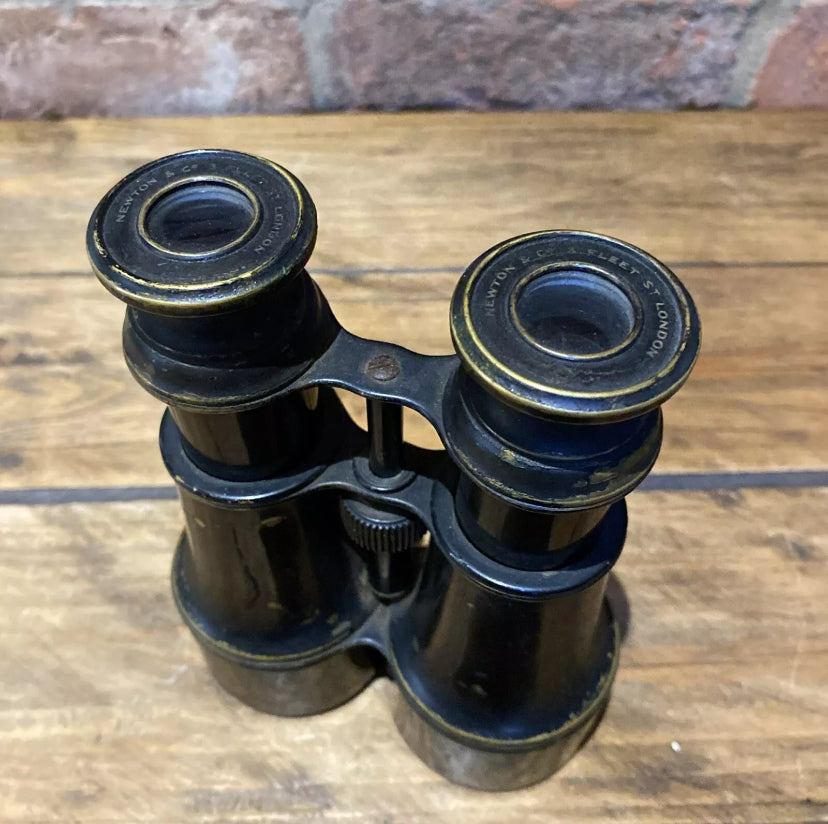 Vintage/ Antique Military Newton & Co Binoculars, Broad Arrow