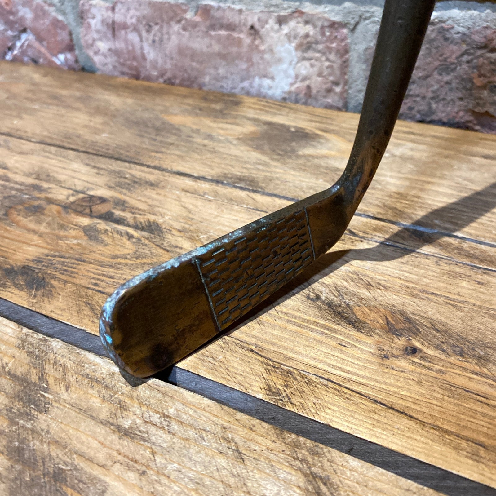 Vintage Pyramid Putter / Golf Club , Bronze Head