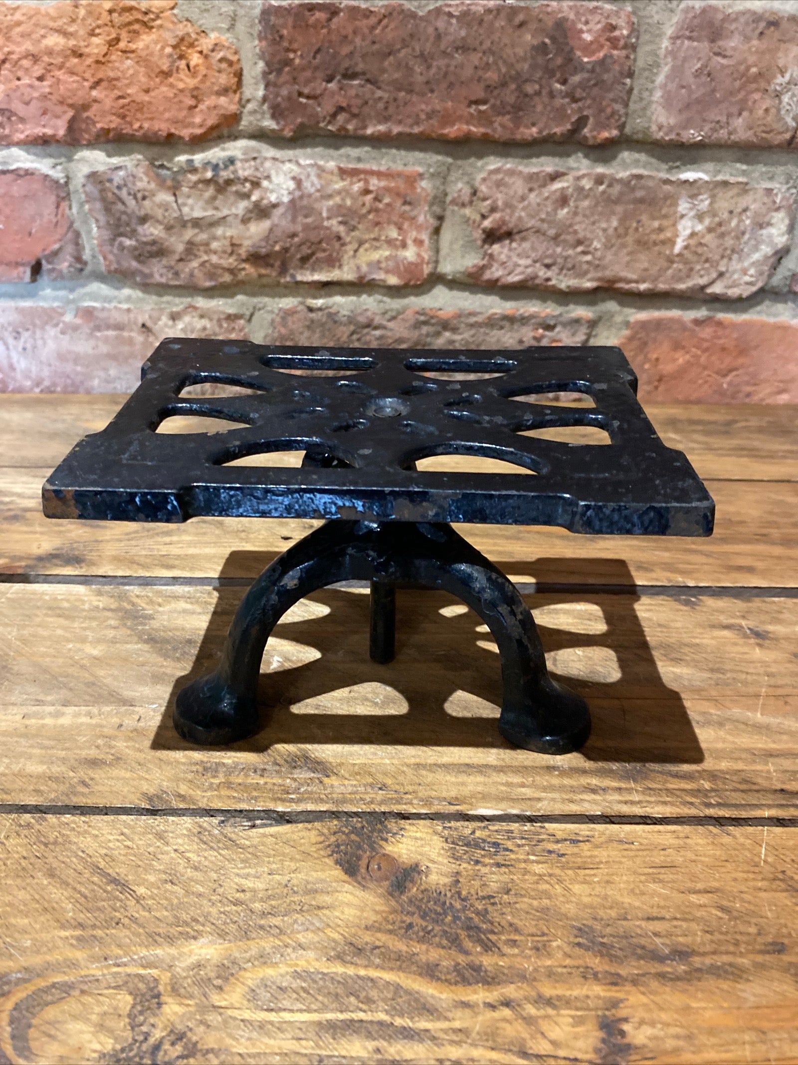 Vintage Spong Hearth Stand , Trivet , Stand