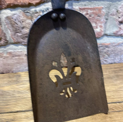Antique Fire Tongs And Coal Shovel Companion Set