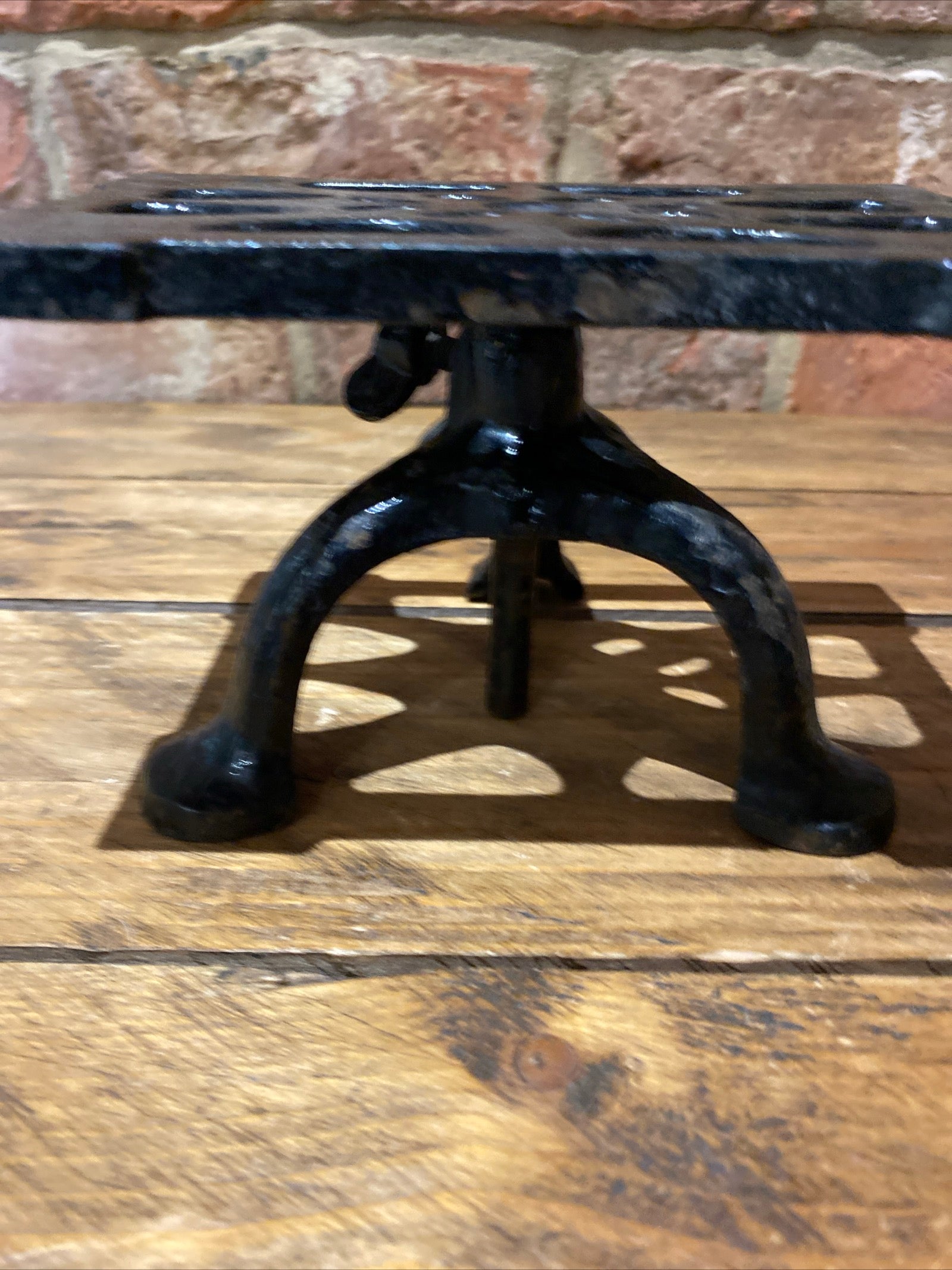 Vintage Spong Hearth Stand , Trivet , Stand