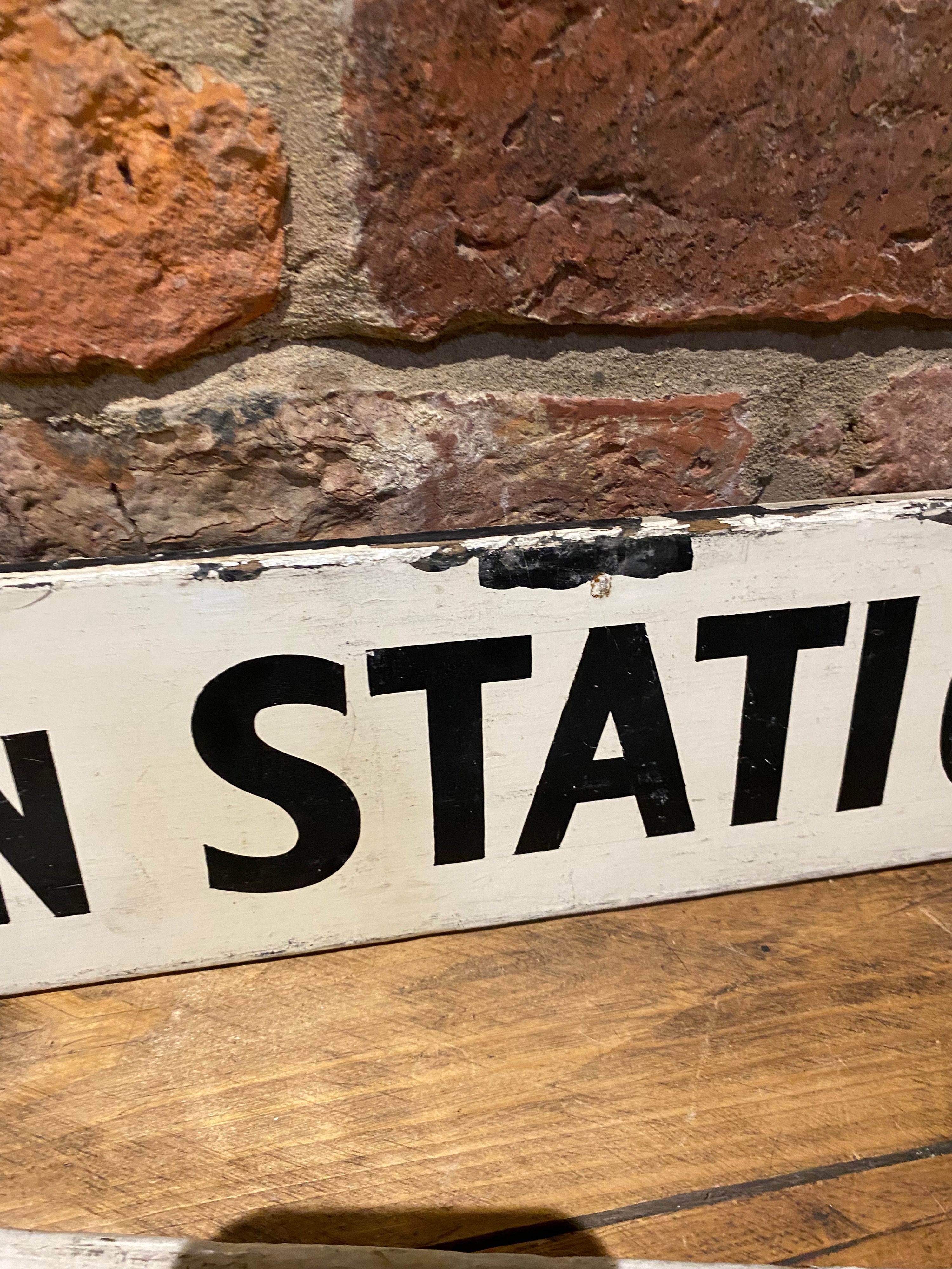 Vintage Wood Railway Destination Signs | Finger Boards | Junkaholic Vintage UK