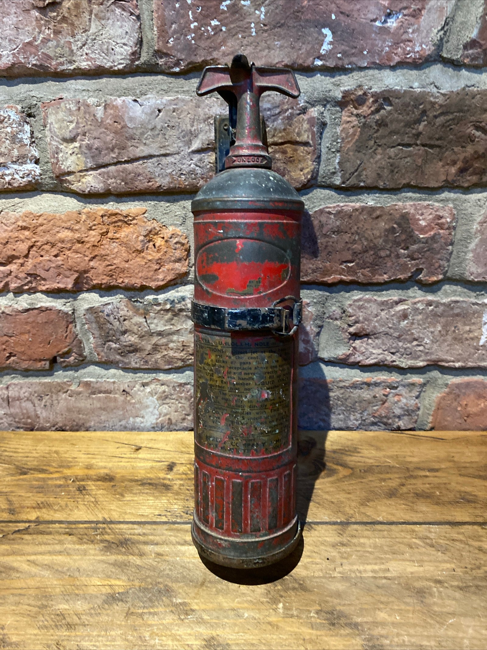 vintage pyrene fire extinguisher