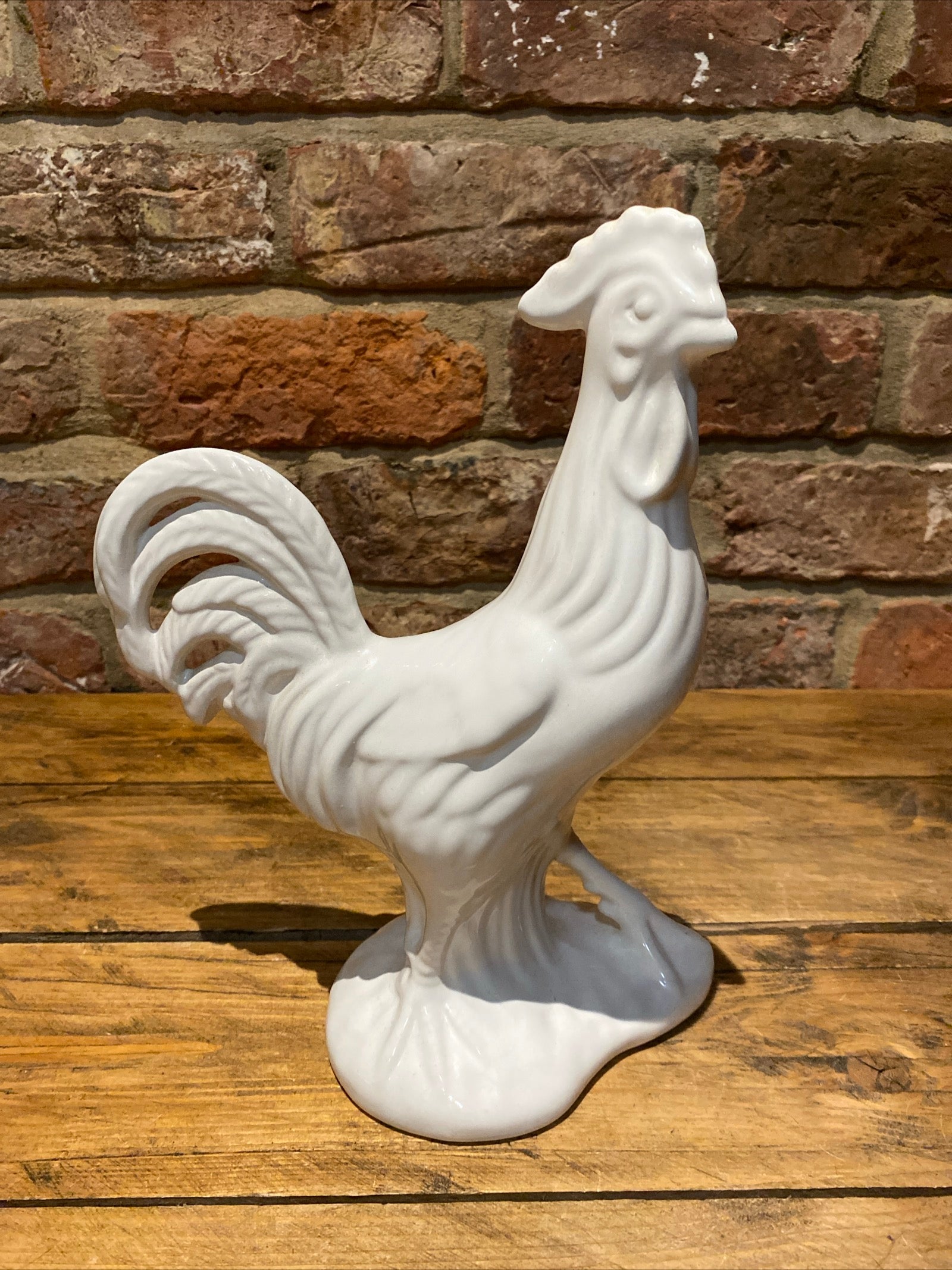 Vintage Alcobaca Ceramic Cockerel/ Chicken/ Rooster