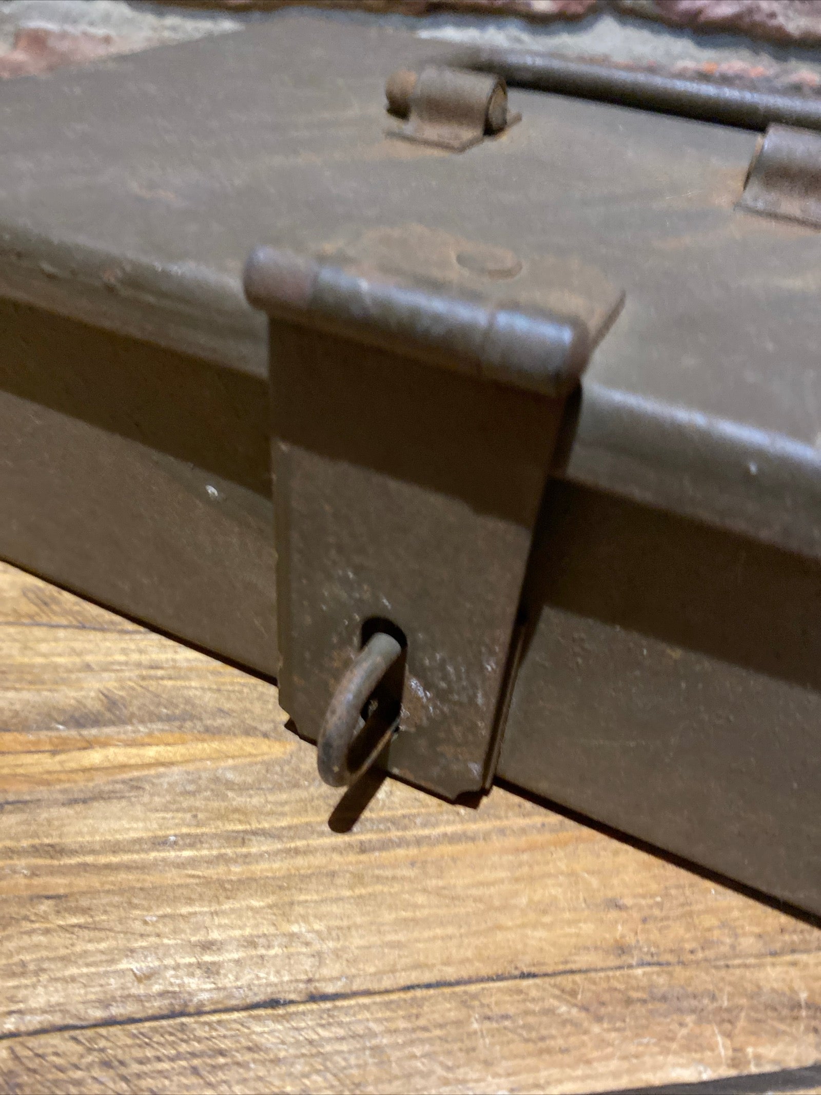 Old Metal Electrical Component Tool Box