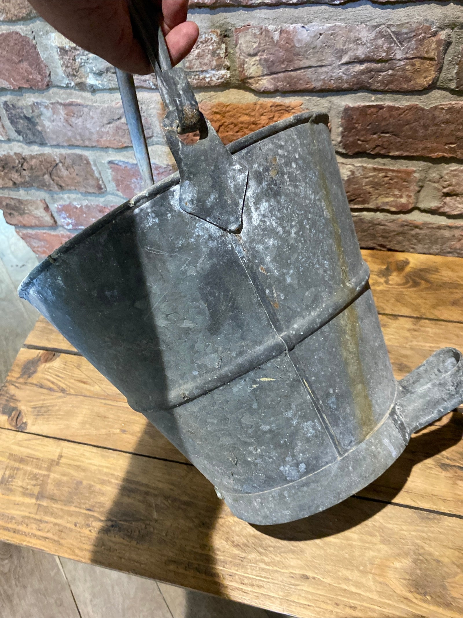 Vintage Galvanised Progress Milking Bucket/ Pale