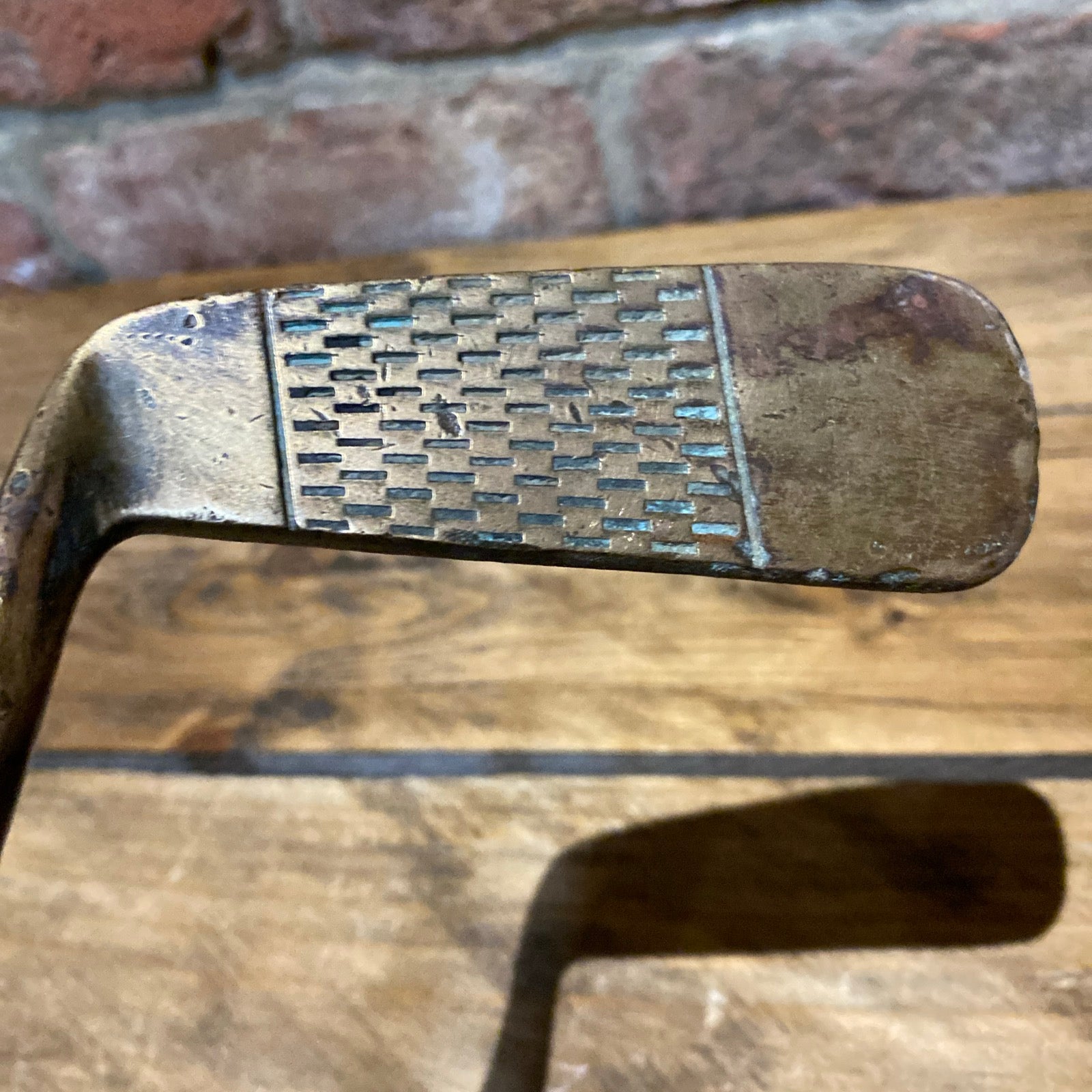 Vintage Pyramid Putter / Golf Club , Bronze Head