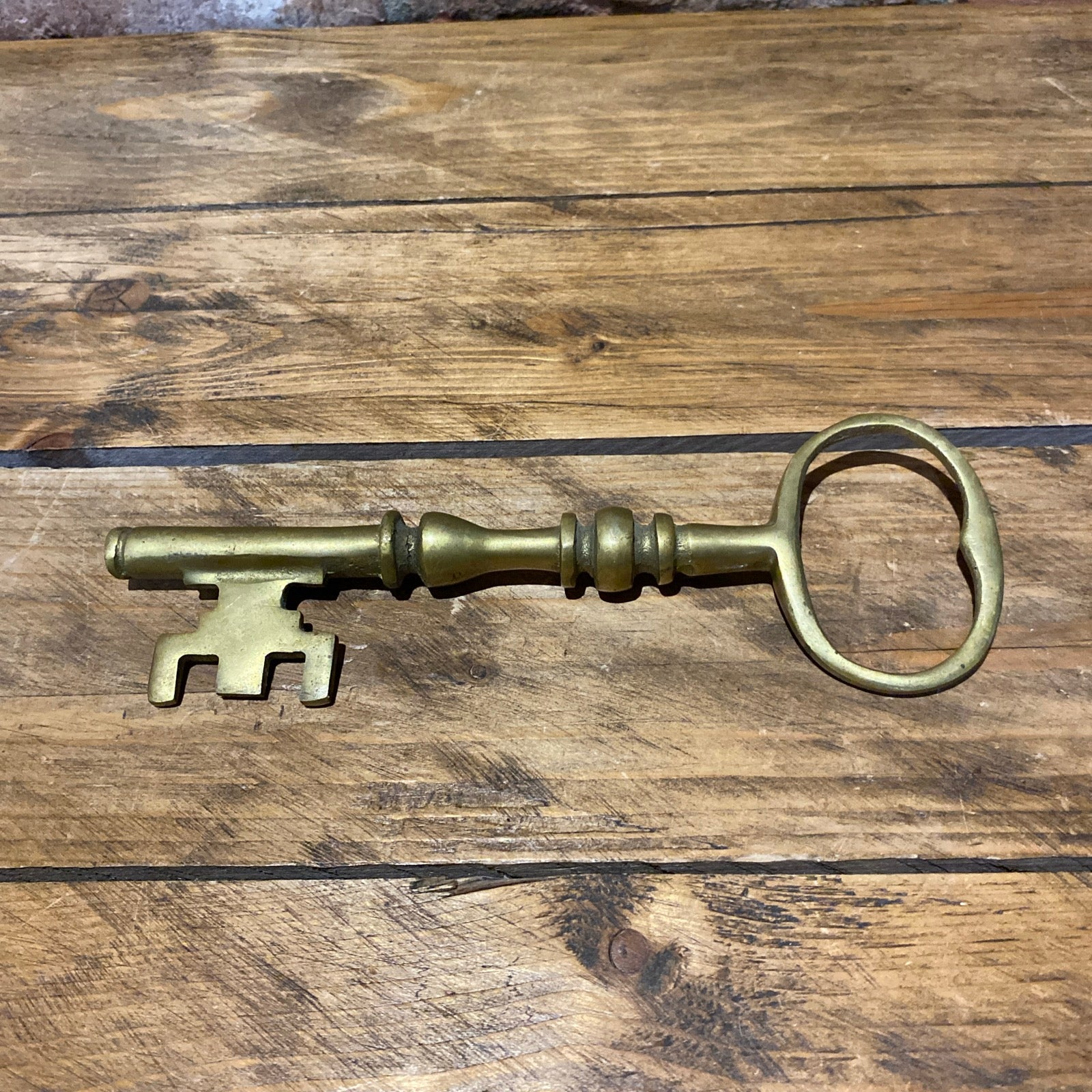 Large Decorative Brass Key (23cms)