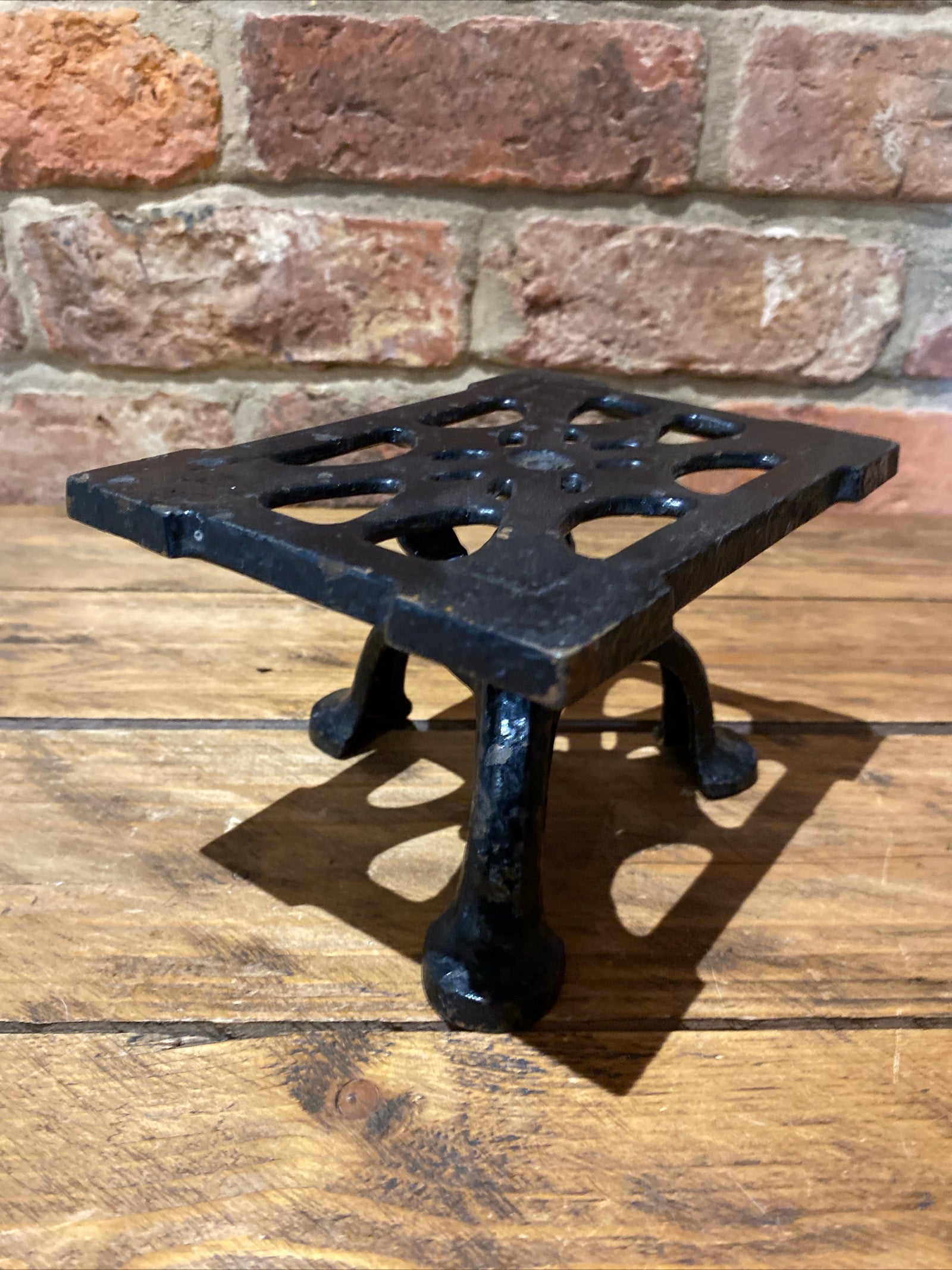 Vintage Spong Hearth Stand , Trivet , Stand