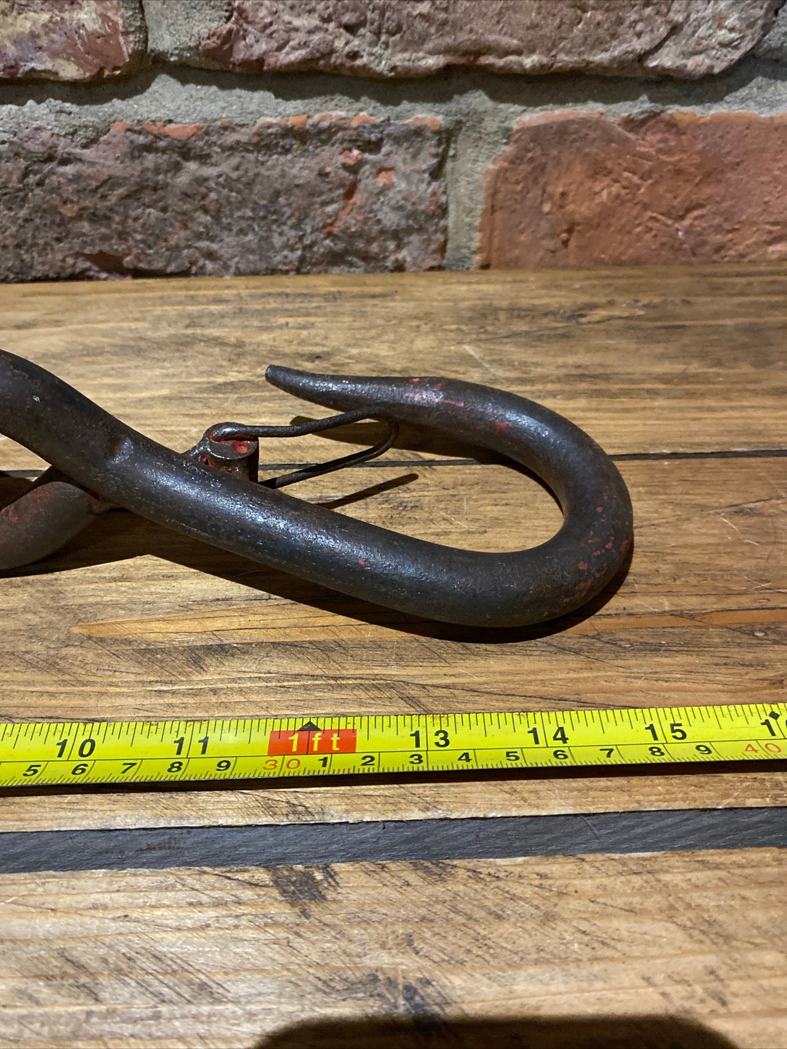 Antique Wooden Block And Tackle Pulley , Nautical