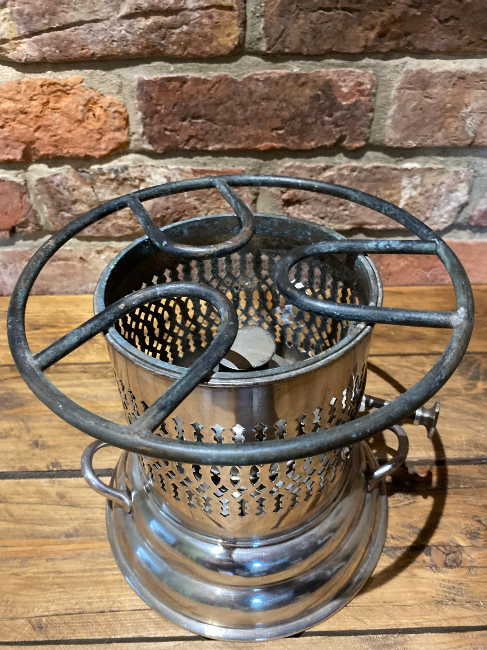 Vintage Bradleigh Plate Spirit Burner / Stove