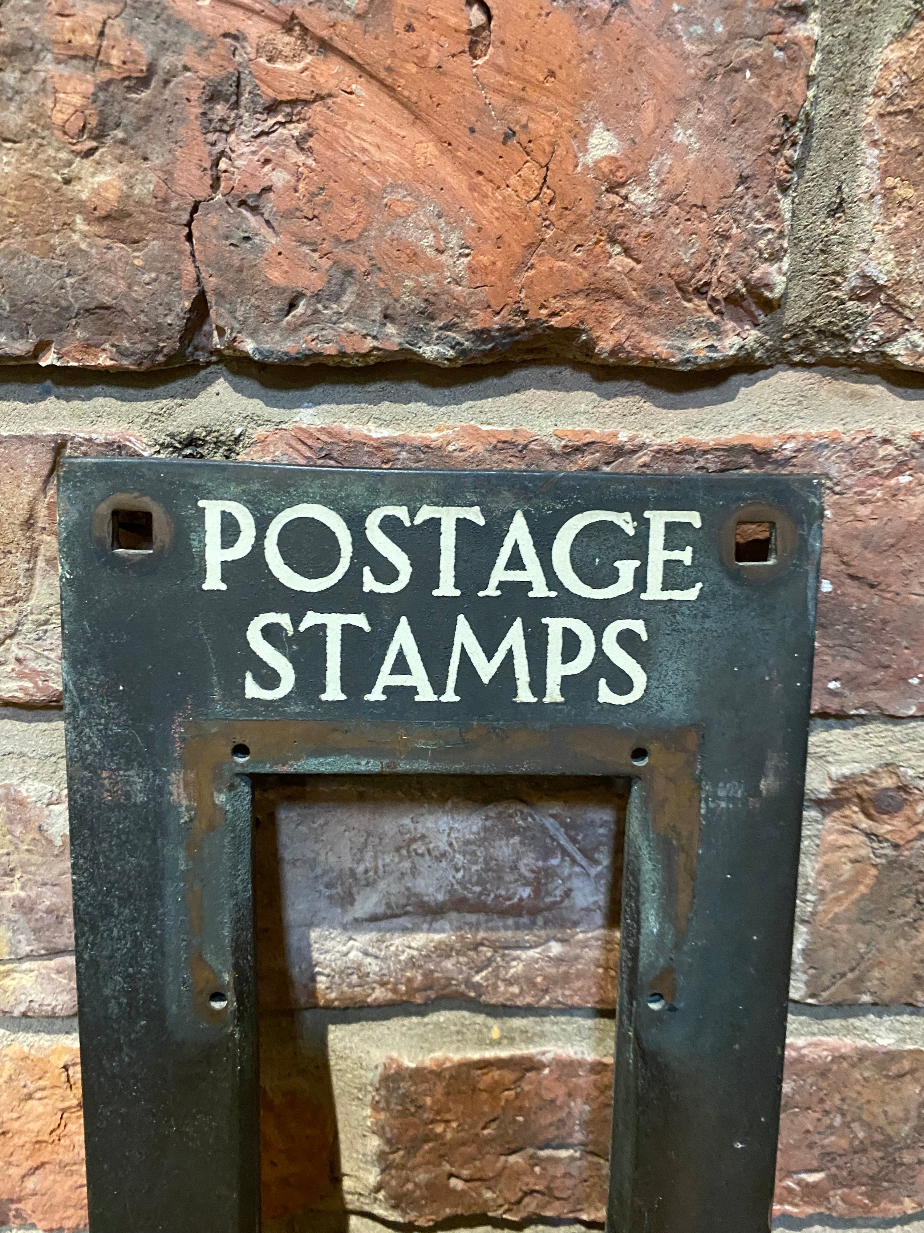 Bronze Postage Stamps Machine Front