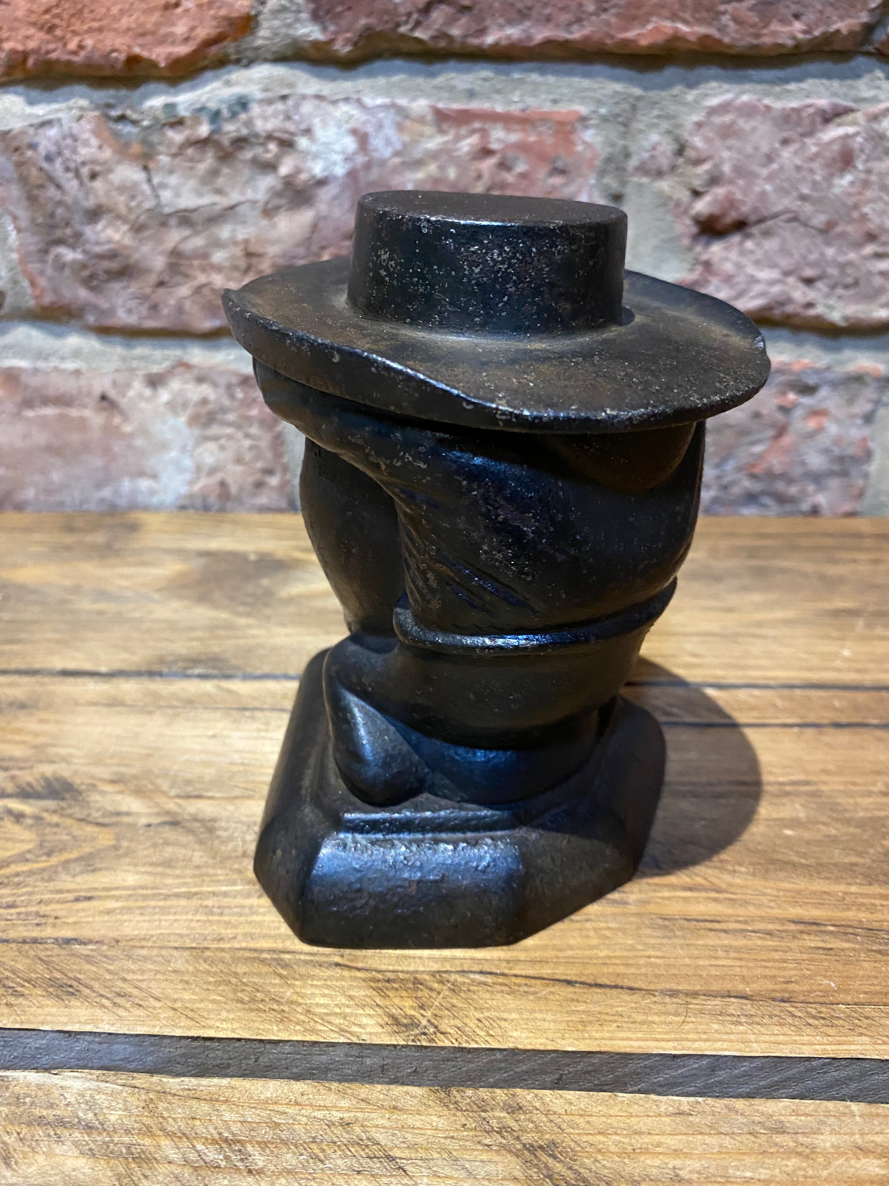 Cast Iron Tobacco Jar