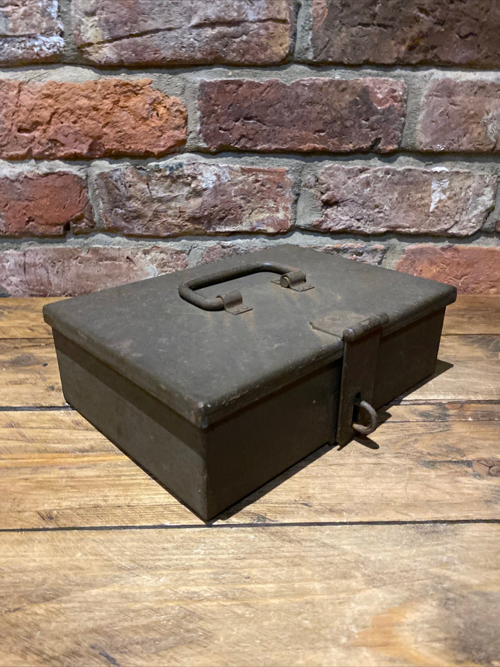 Old Metal Electrical Component Tool Box