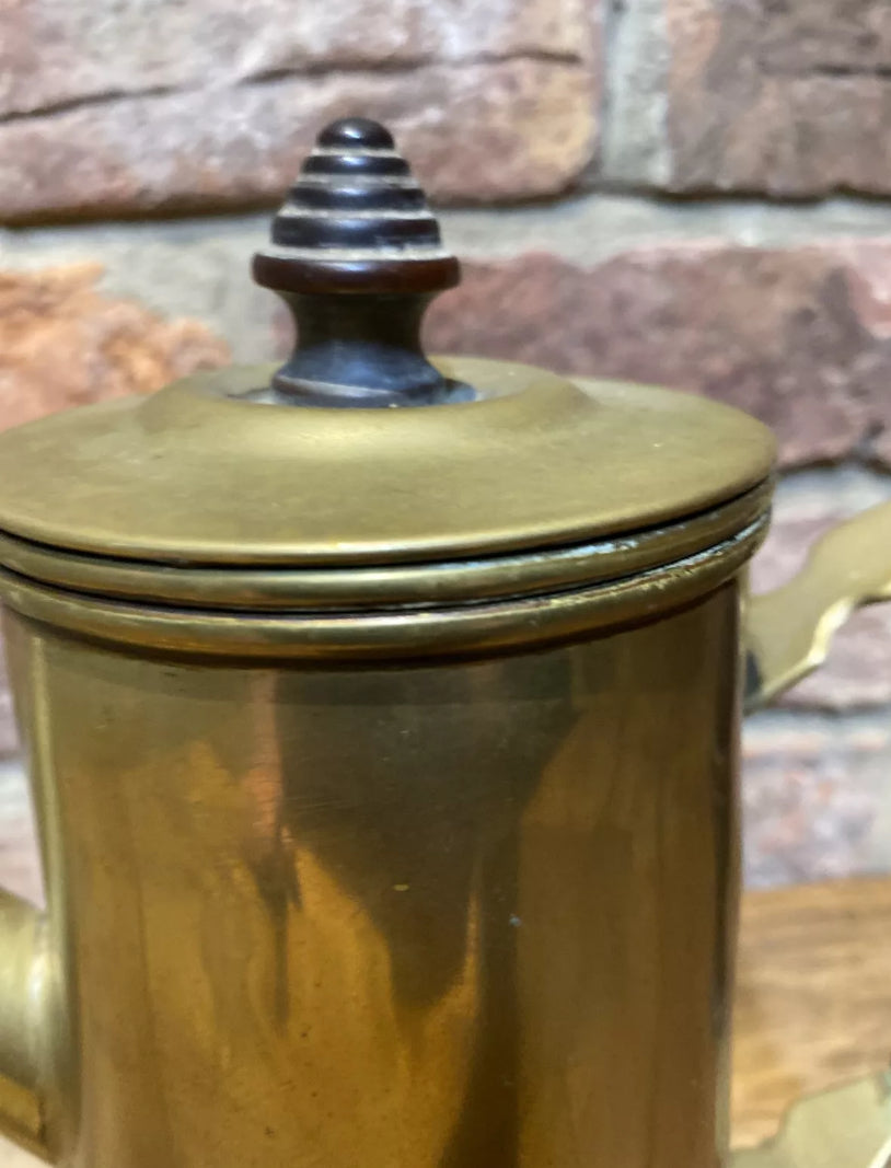 Vintage Brass Coffee Pot