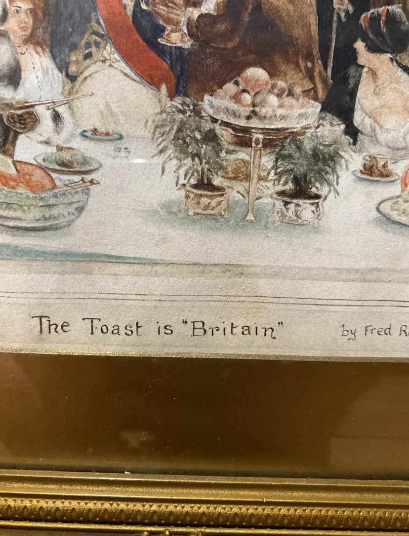 The Toast Is Britain , Fred Roe , Wrights Coal Tar Print