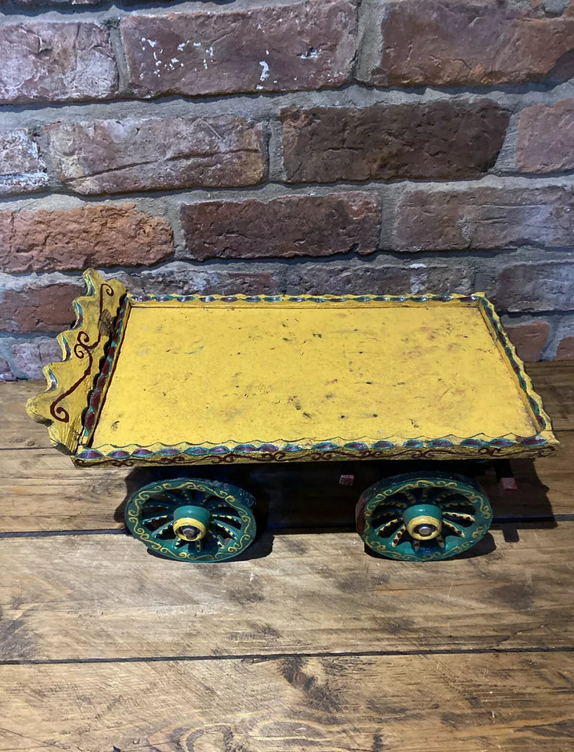 Scratch Built Toy/display Horse Wagon / Cart Model . Some Damage