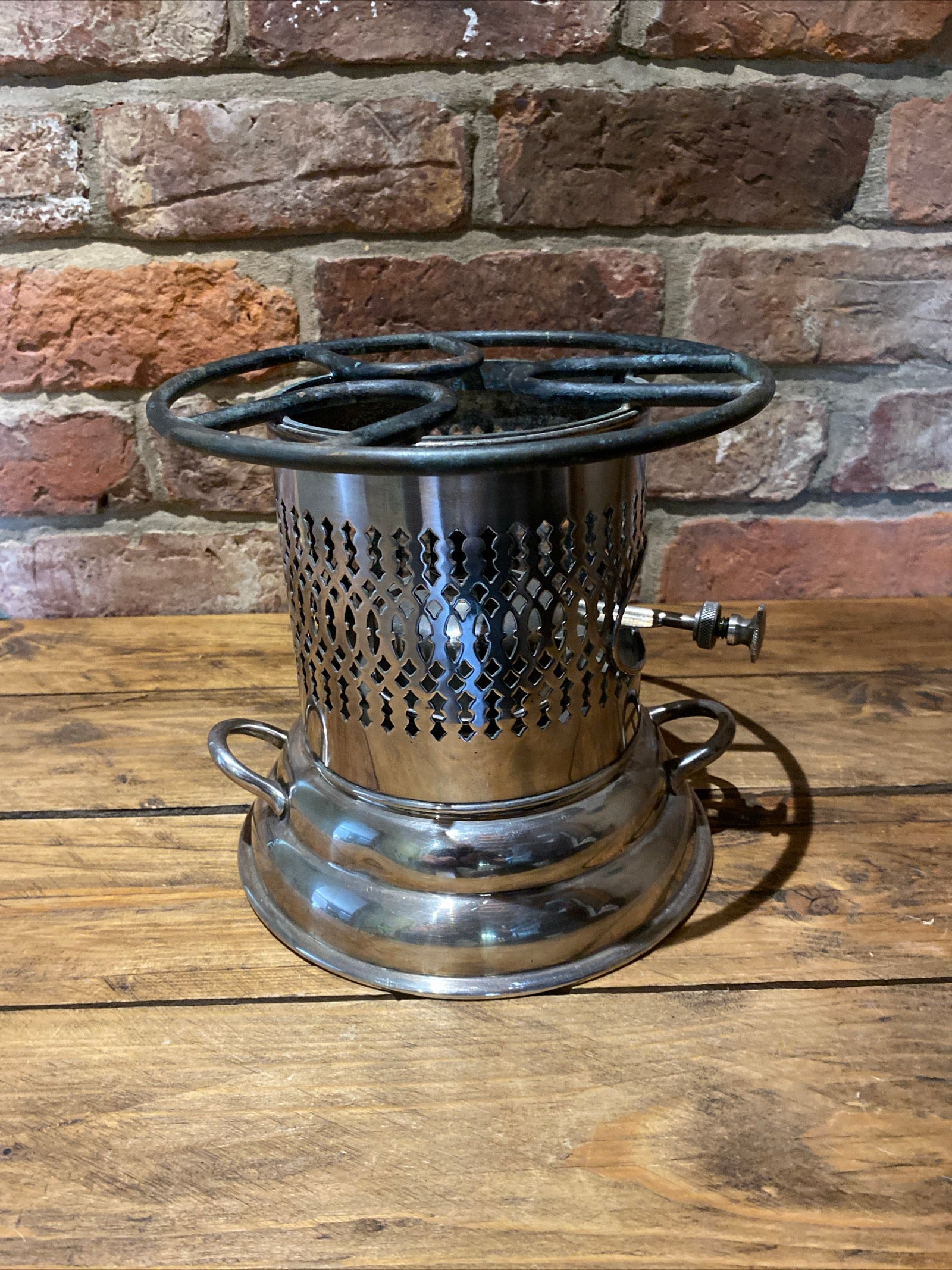 Vintage Bradleigh Plate Spirit Burner / Stove