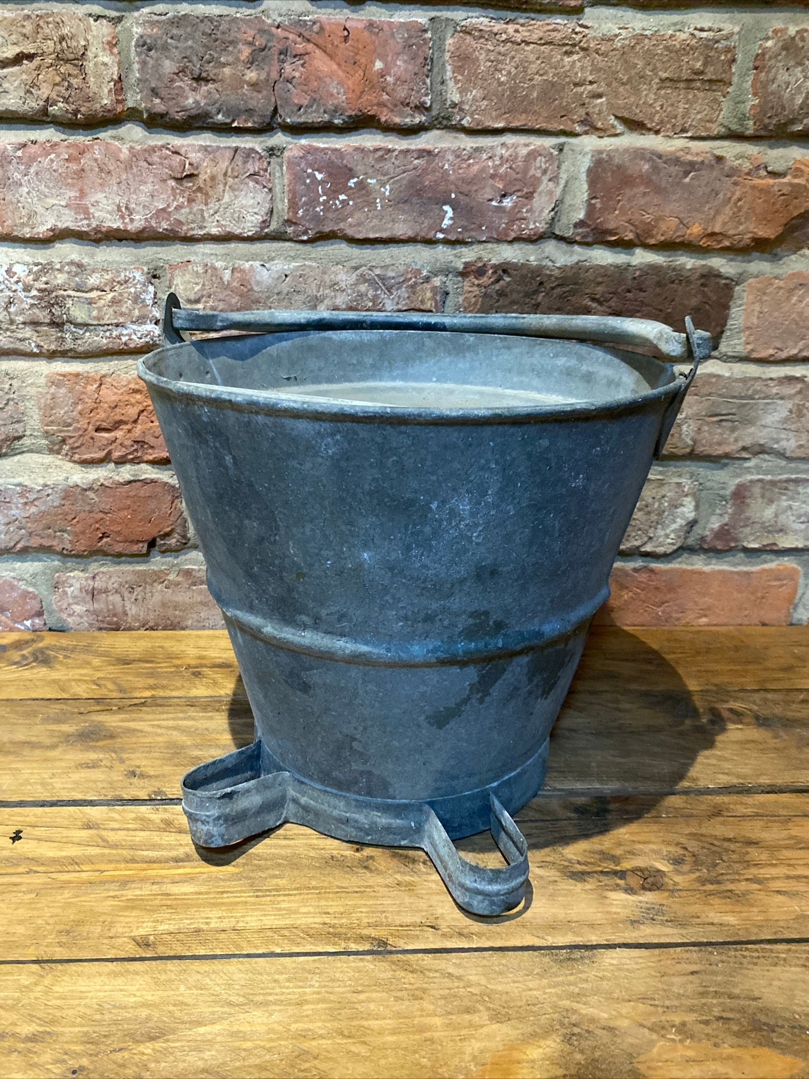 Vintage Galvanised Progress Milking Bucket/ Pale